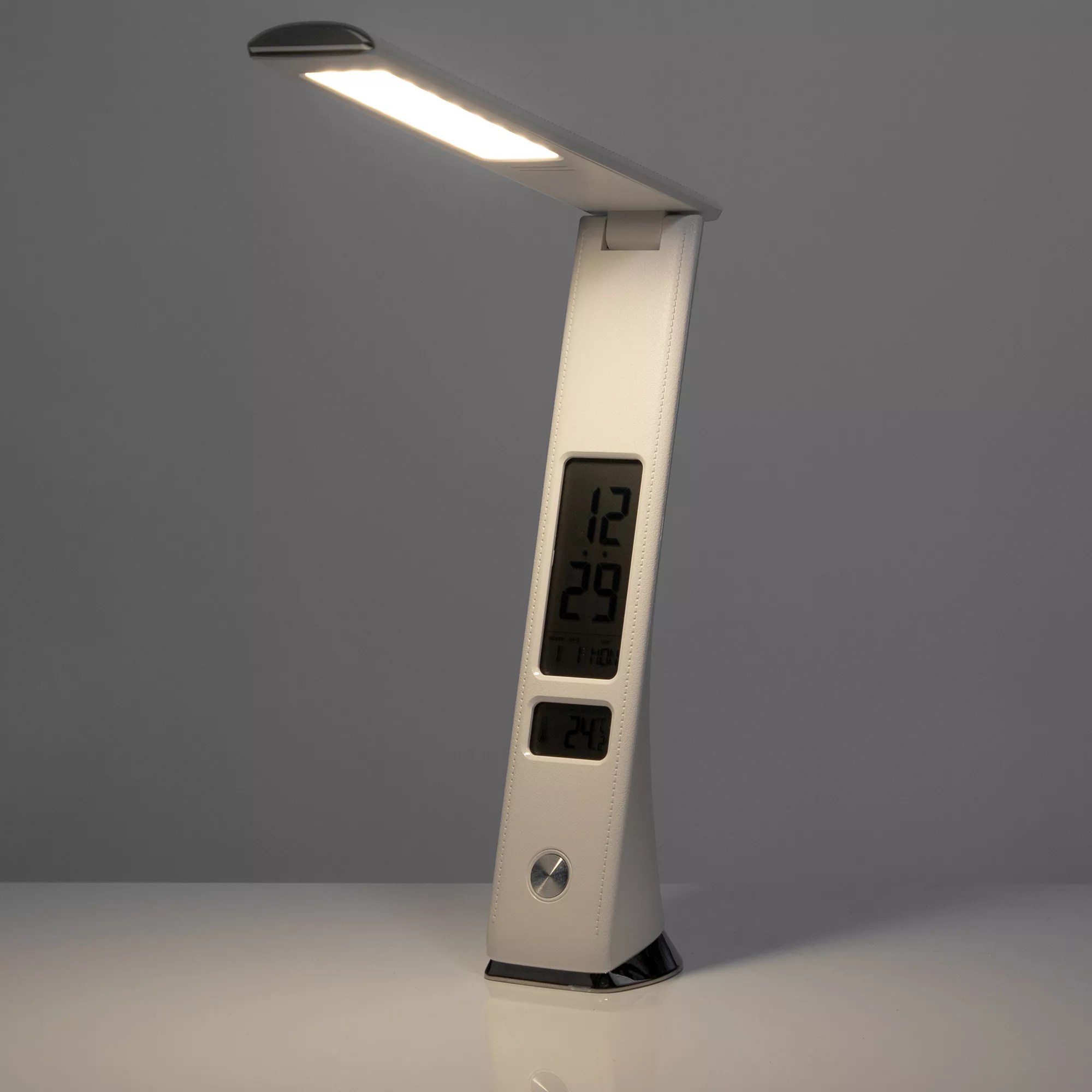 LEDDesk Lamp LCDTouchdisplay Weckerfunktion LithiumAkku 3