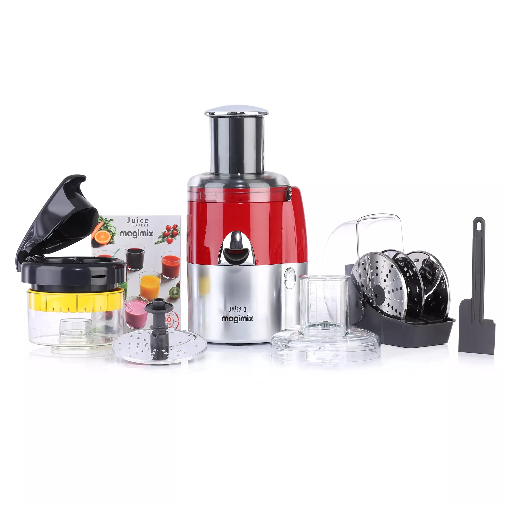 MAGIMIX Juice Expert inkl. praktischer Aufbewahrungsbox & Zubehör QVC.de