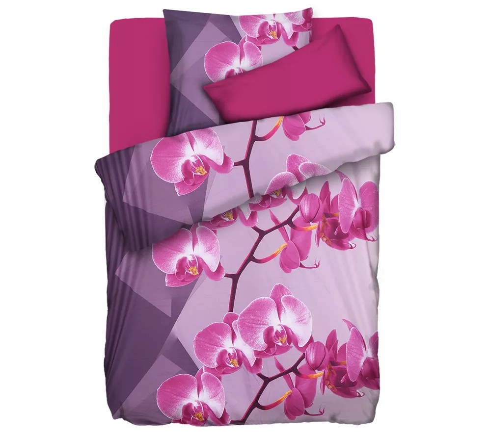 JERYMOOD Bettwäsche Orchideen Mikrofaser Jersey Einzelbett, 4tlg. QVC.de