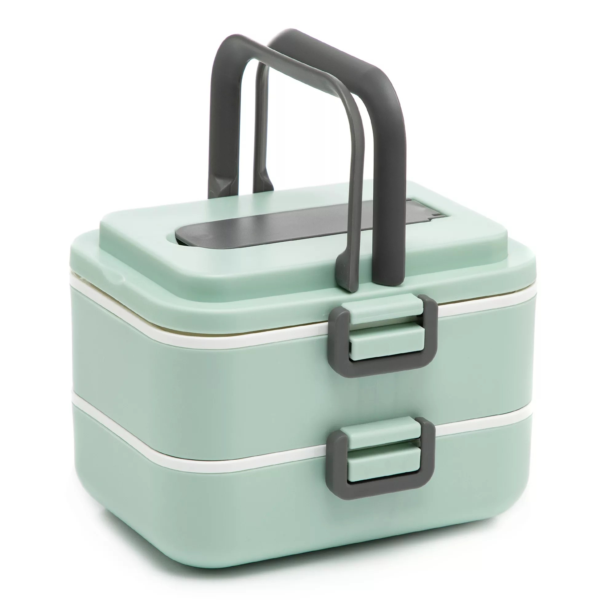 ThermoLunchboxSet 2x 750ml, stapelbar inkl. Löffel 8tlg. QVC.de