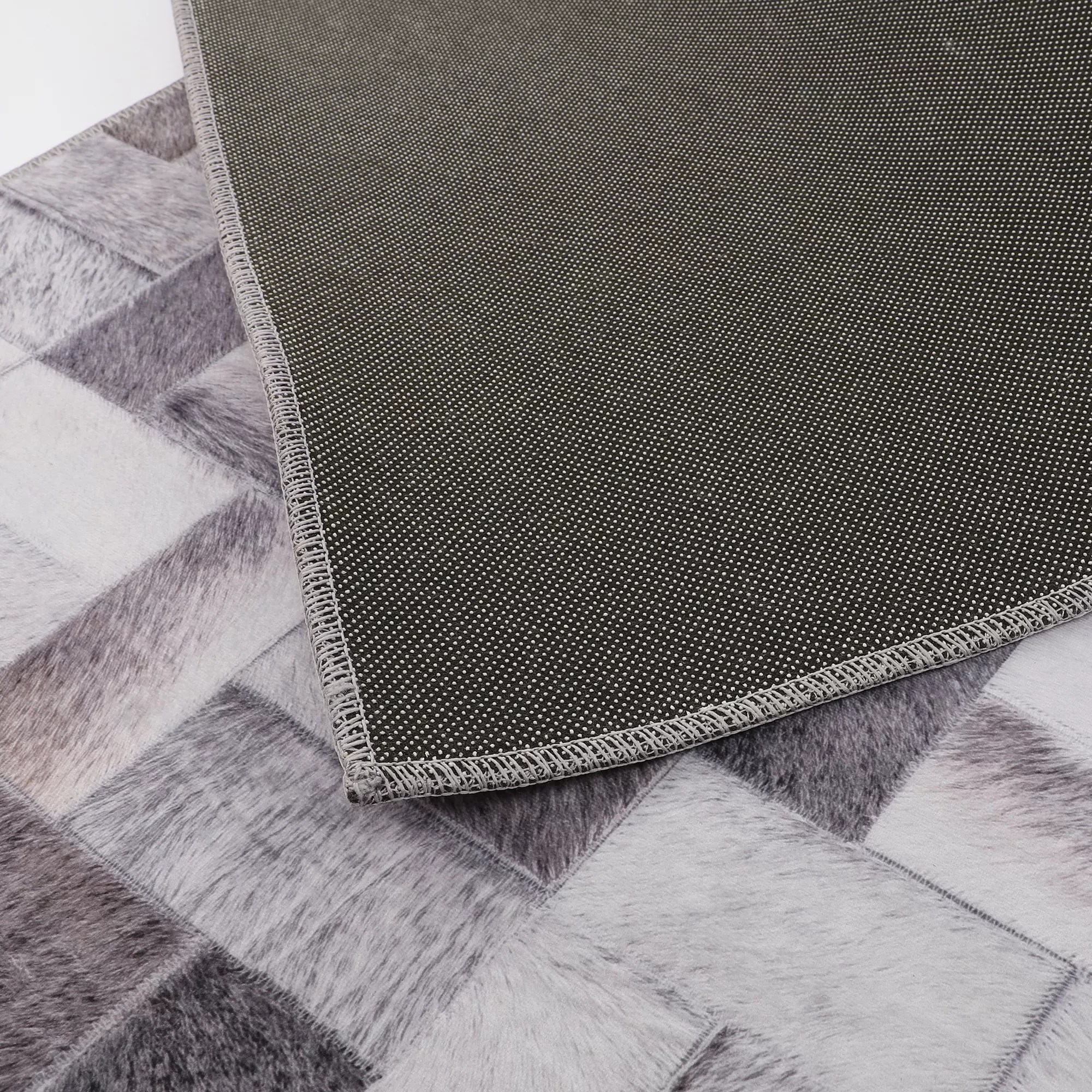 CASA FONDO TeppichLäufer TierfellOptik StäbchenDesign Größenauswahl