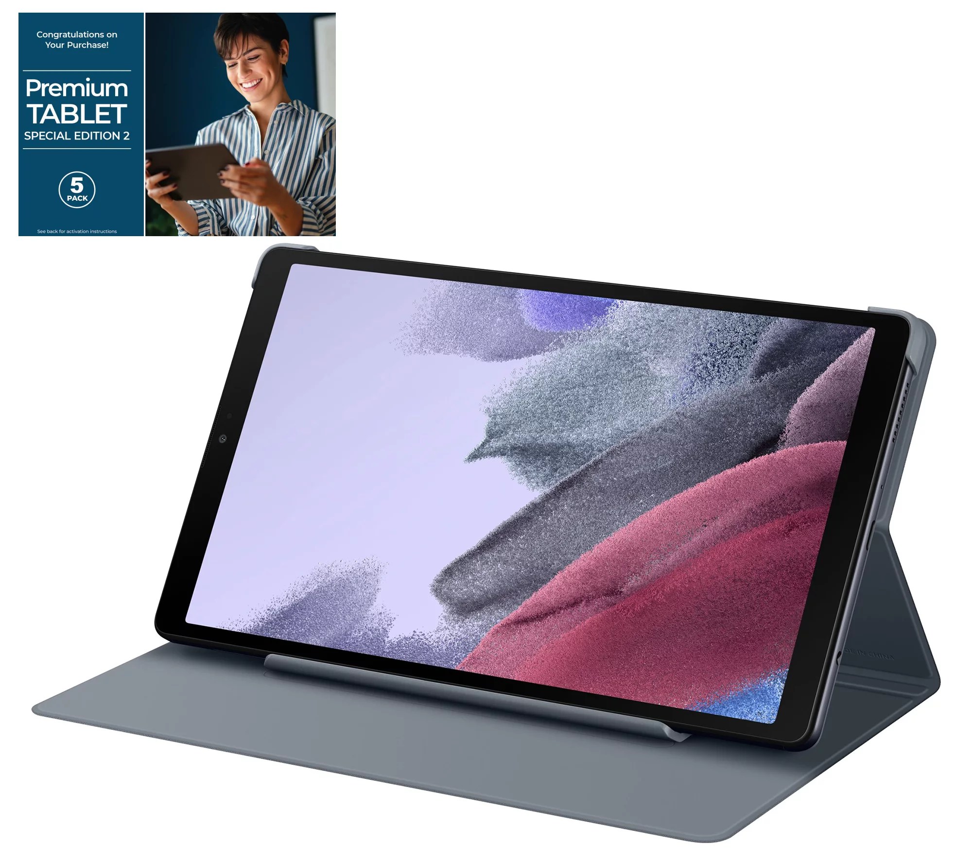 Samsung Galaxy 8.7" Tab A7 Lite WiFi 32GB Tablet with Book Cover