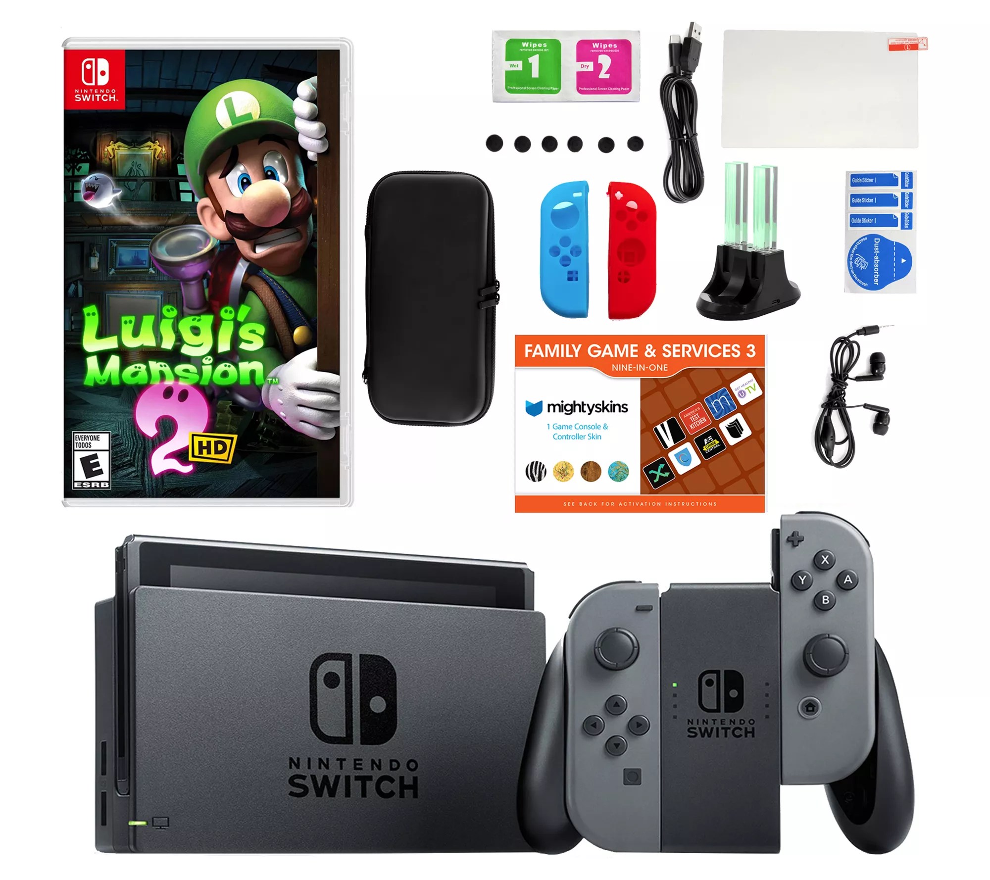 Nintendo Switch 32GB w/ Luigi's Mansion 2 HDBundle