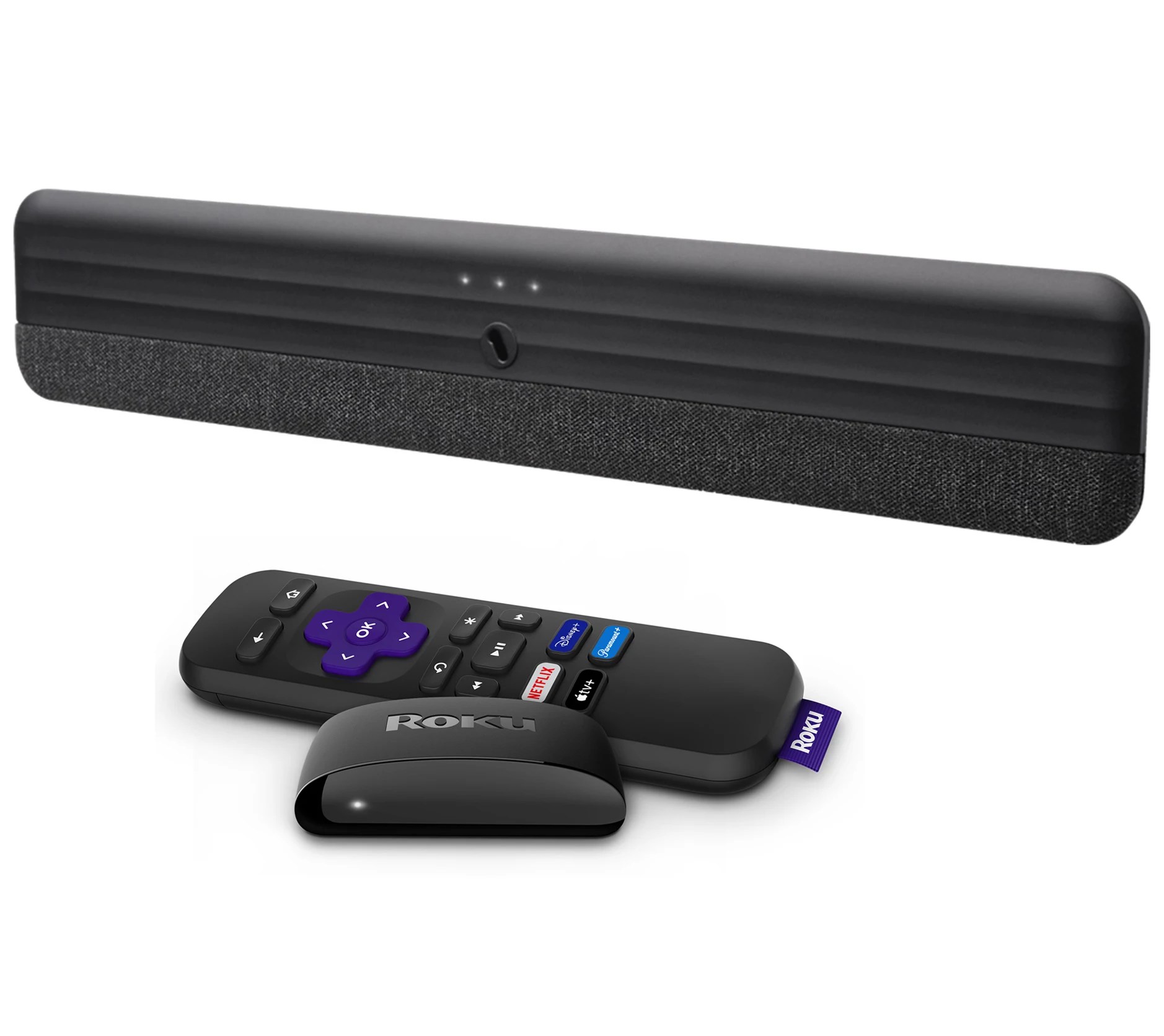 Roku Express HD Streaming Stick with One For All Indoor Bar Antenna