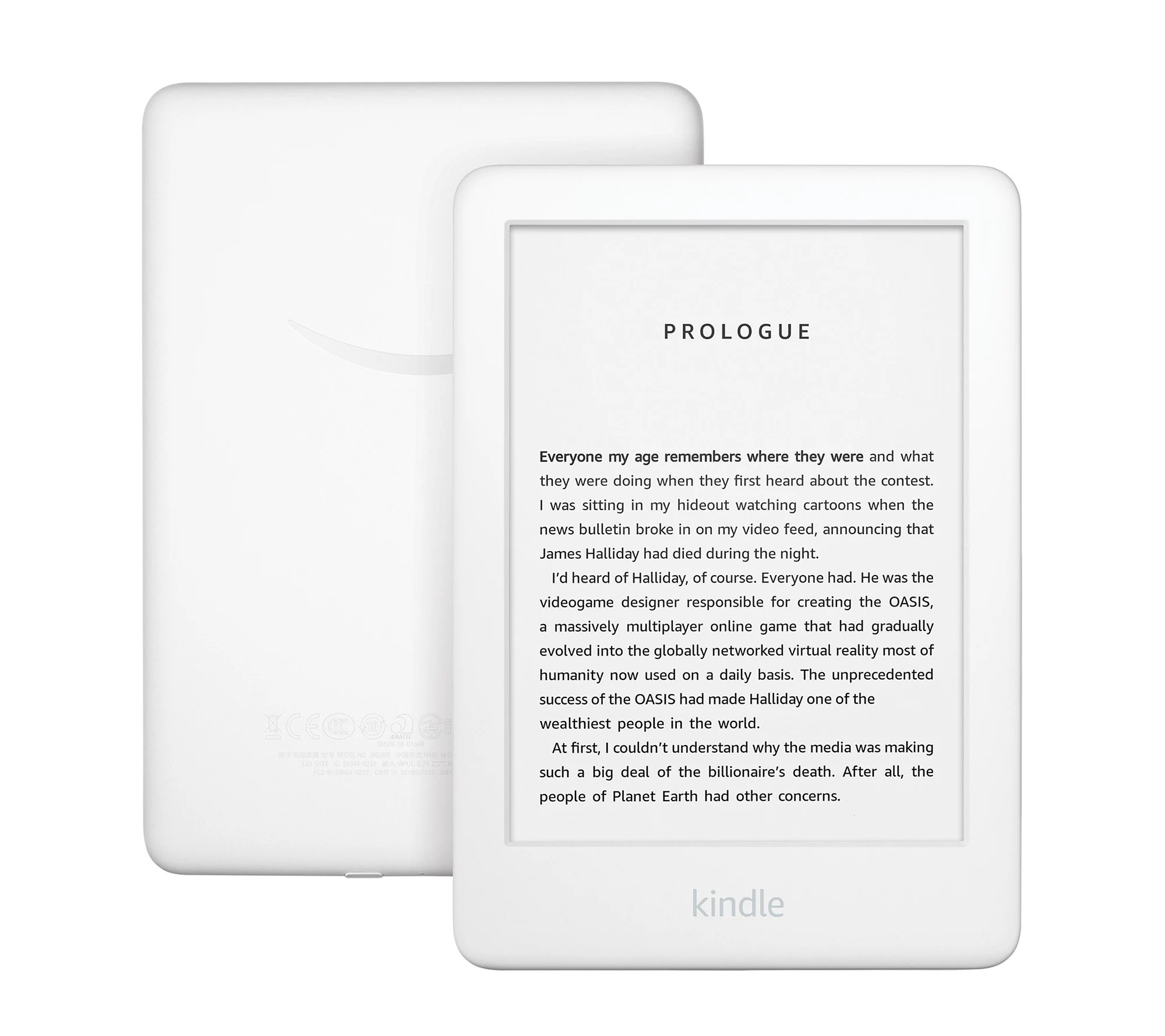 Amazon Kindle 4GB Tablet with Builtin Front Light & Voucher