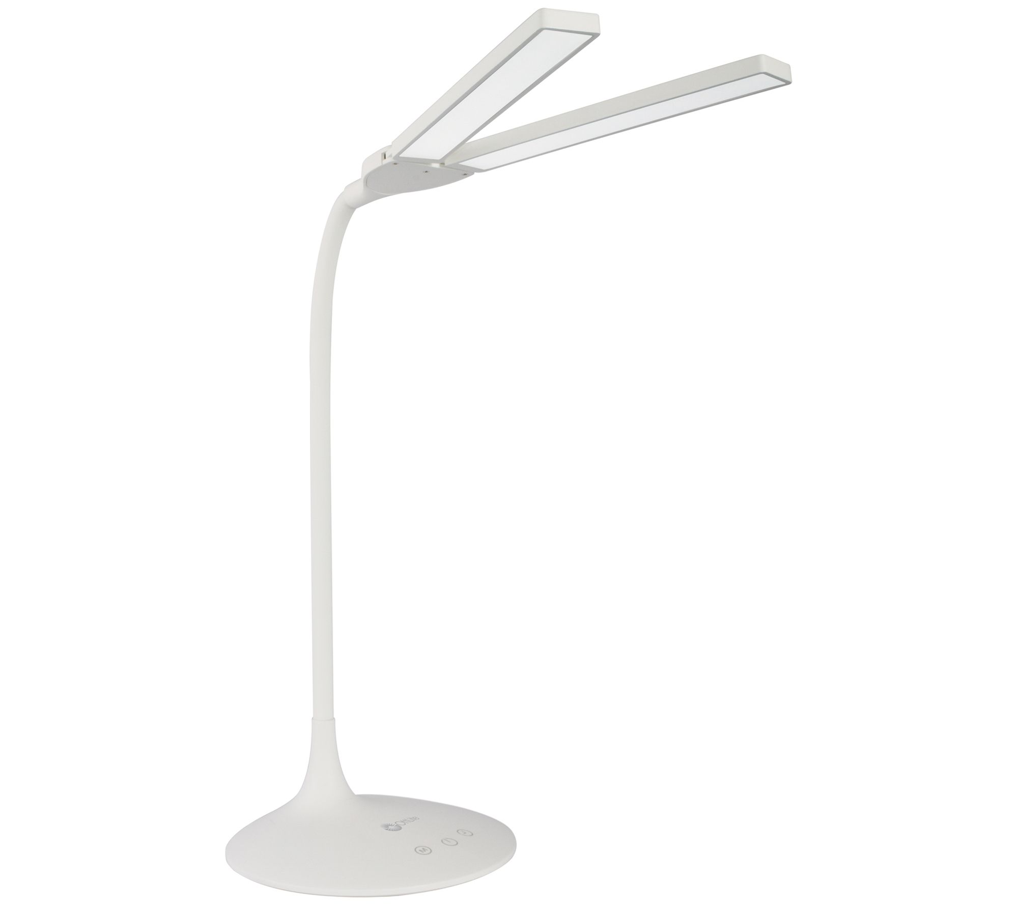 OttLite Pivot LED Desk Lamp with Dual Shades