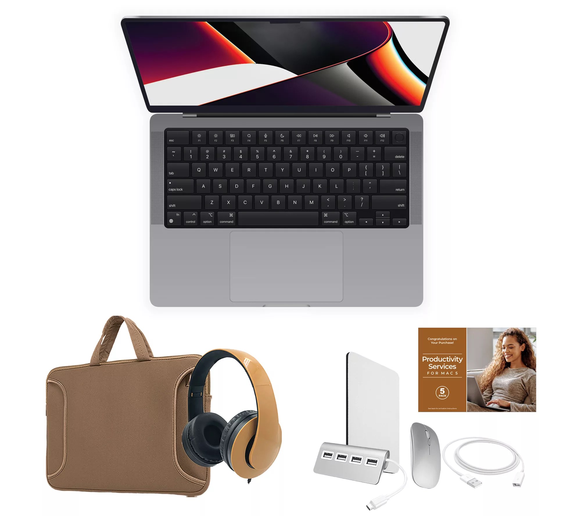 Apple Macbook Pro 14" Laptop, M3 8Core CPU 10Core GPU, 512GB