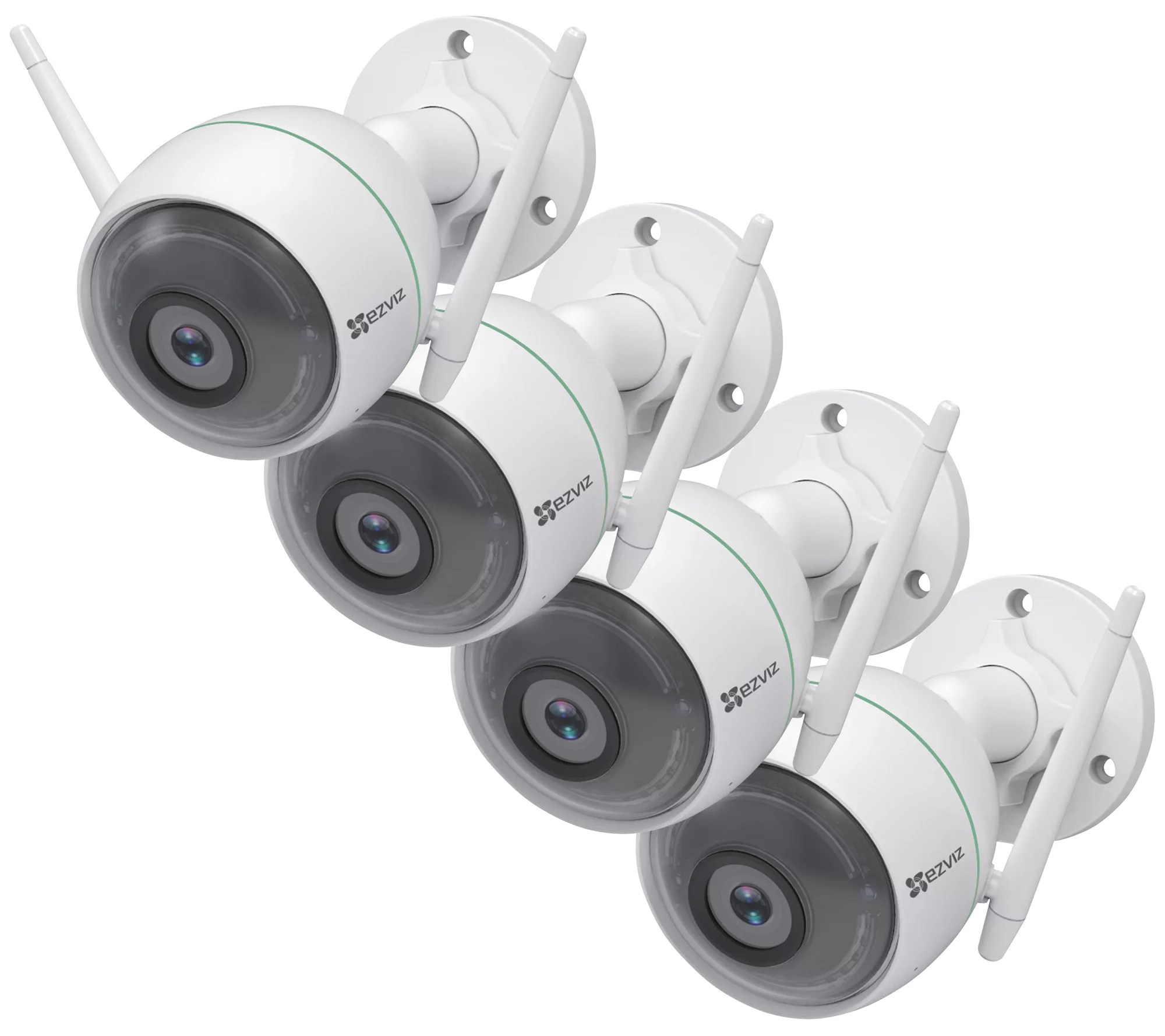 EZVIZ C3WN 1080p Outdoor WiFi Security Camera,Set of 4