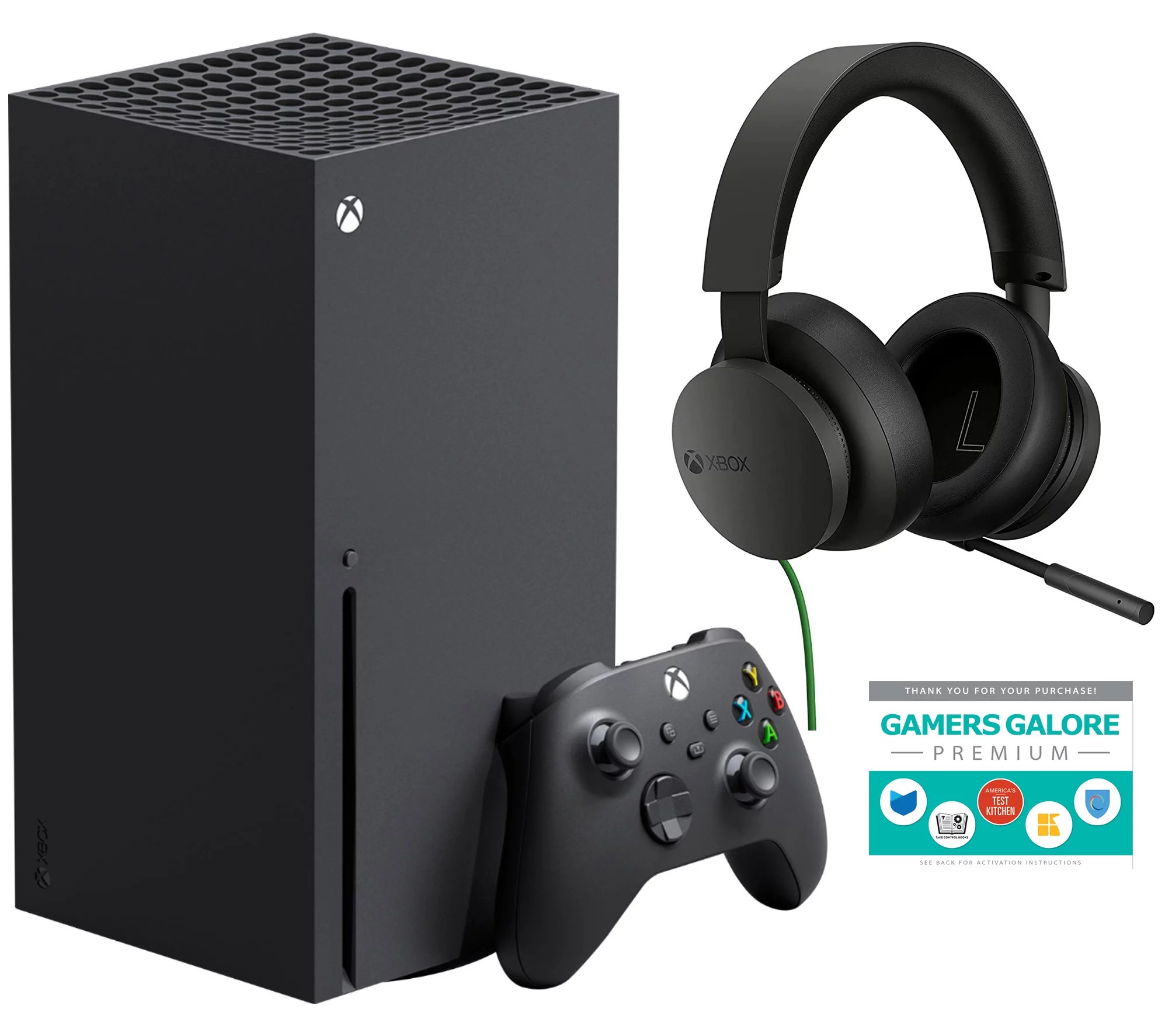 Xbox Series X Gaming Console with Headset and Gamers Voucher