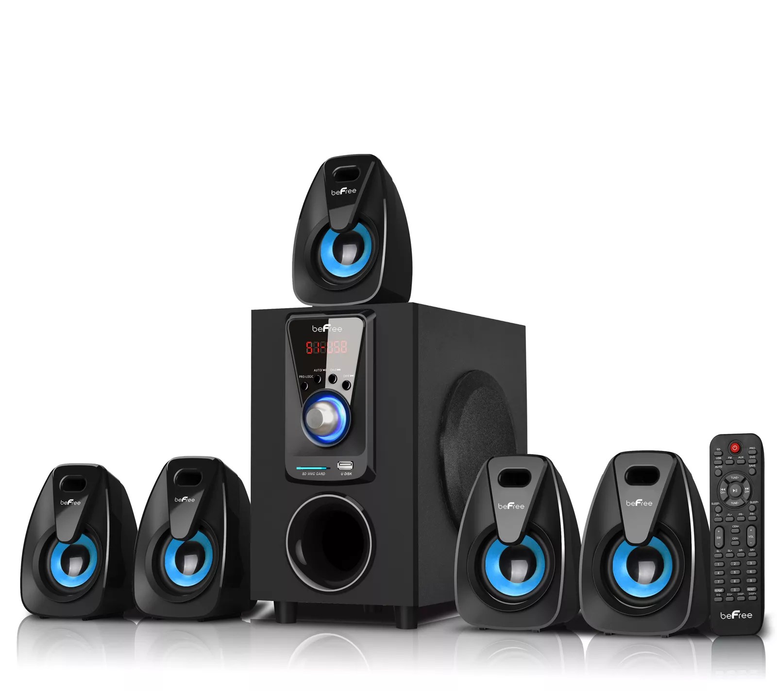 beFree BFS400 5.1 Surround Sound Bluetooth Speaker System