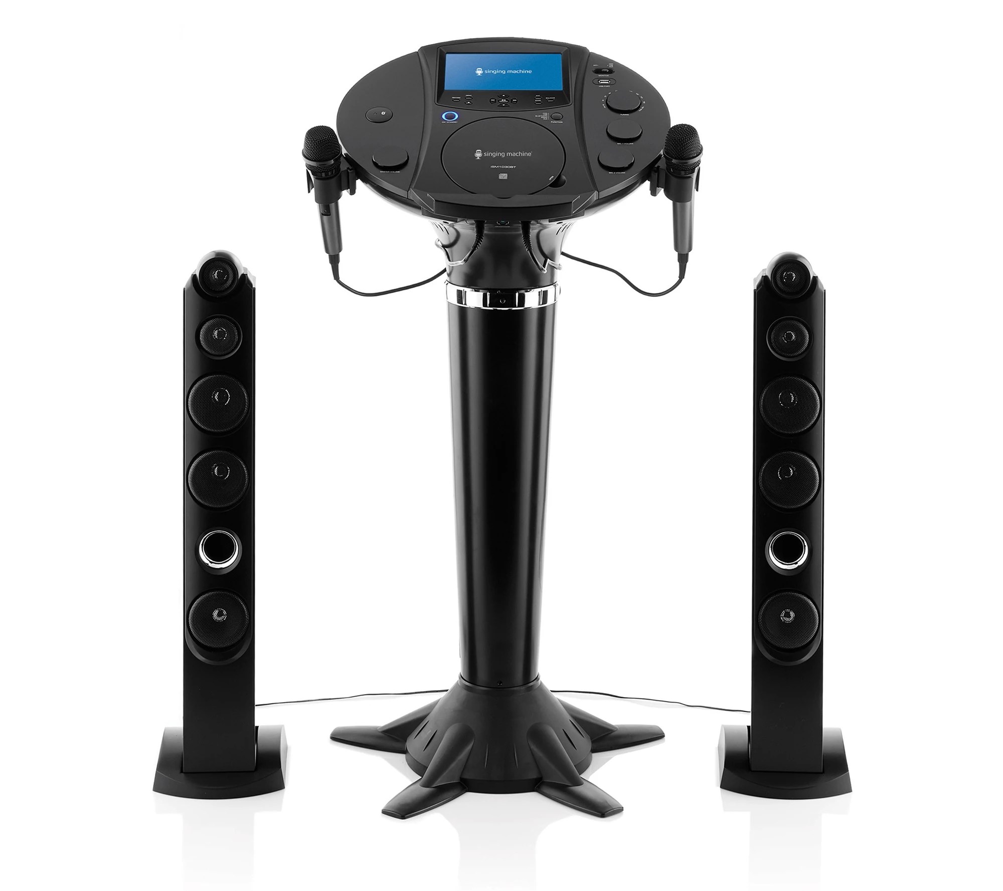 Singing Machine ISM1030BT Bluetooth Pedestal Karaoke