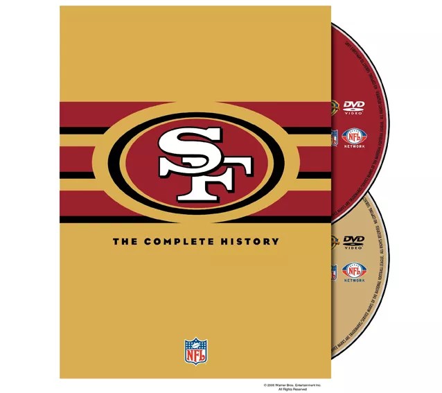 NFL History of the San Francisco 49ers 2Disc DVD Set