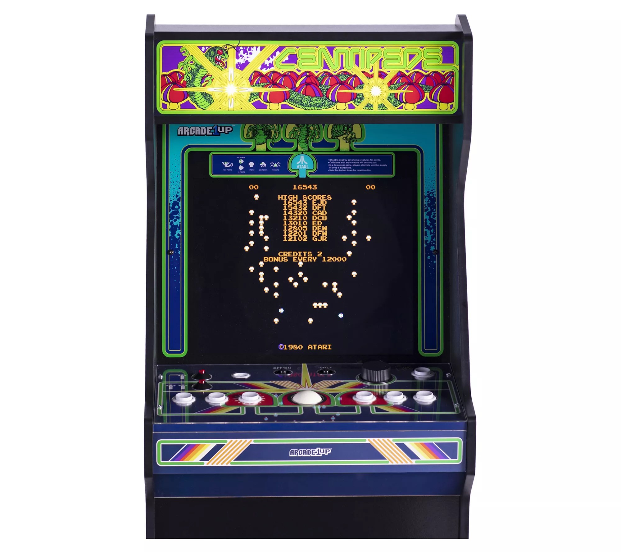 Arcade1Up Centipede Atari Legacy Arcade w/ Riser 14 Games