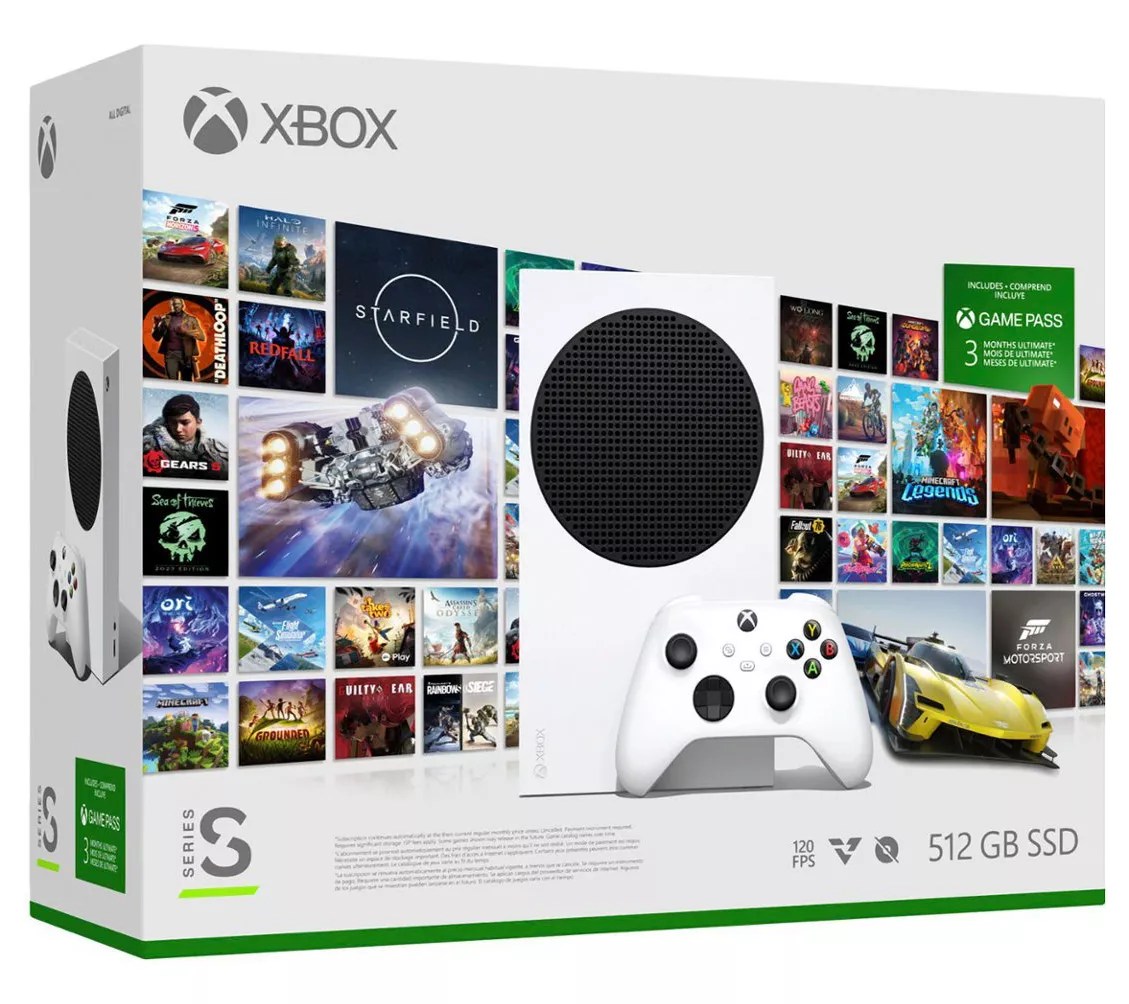 Xbox Series S with Extra Controller, 3Month Game Pass & Voucher