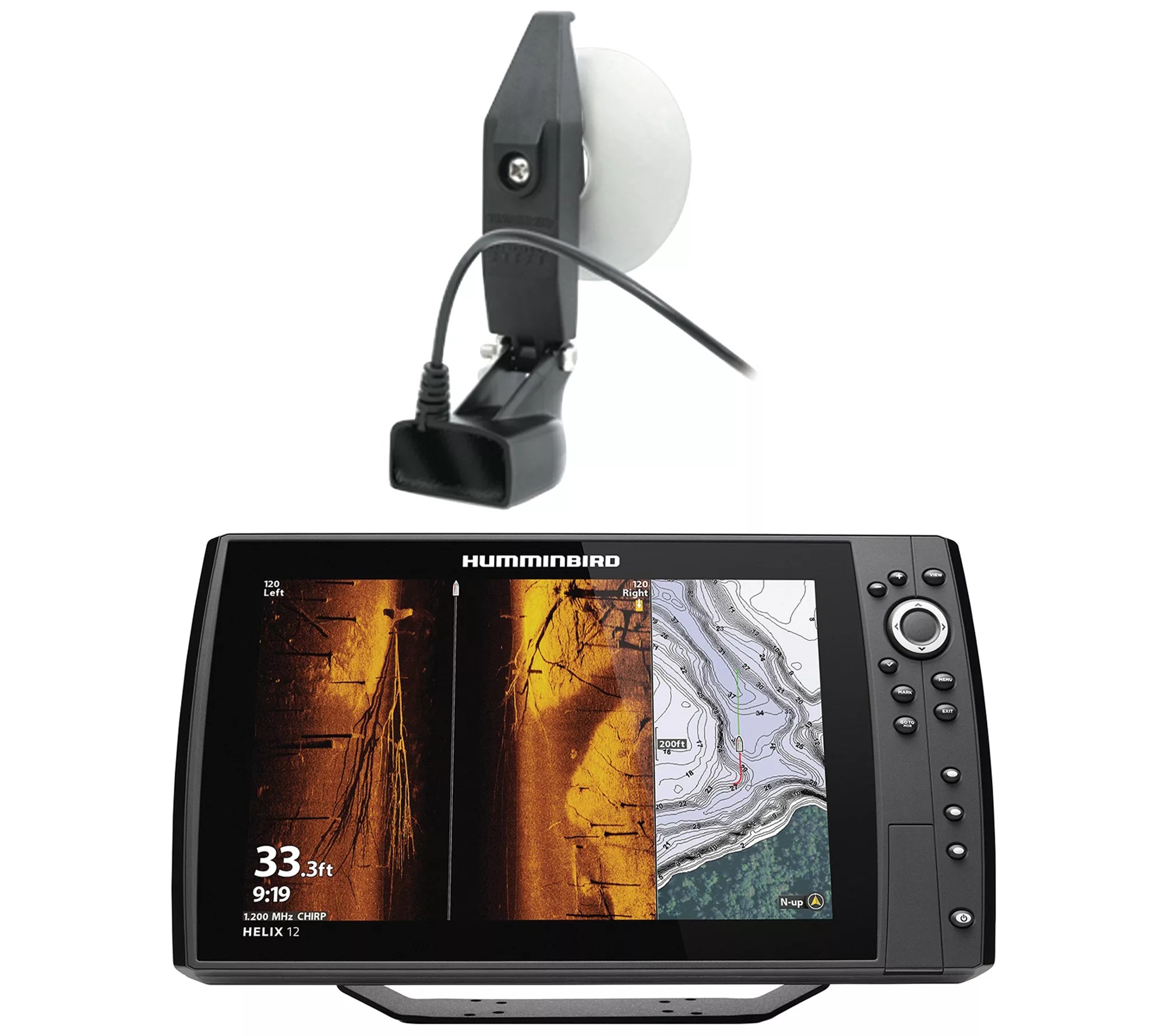 Humminbird HELIX 12 CHIRP MEGA SI GPS Plus G4NCHO Fishfinder