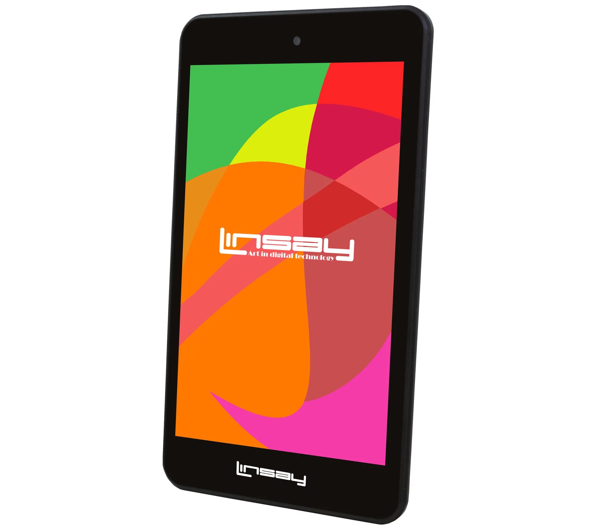 LINSAY 7" HD Quad Core Android Tablet with Stylus & Holder