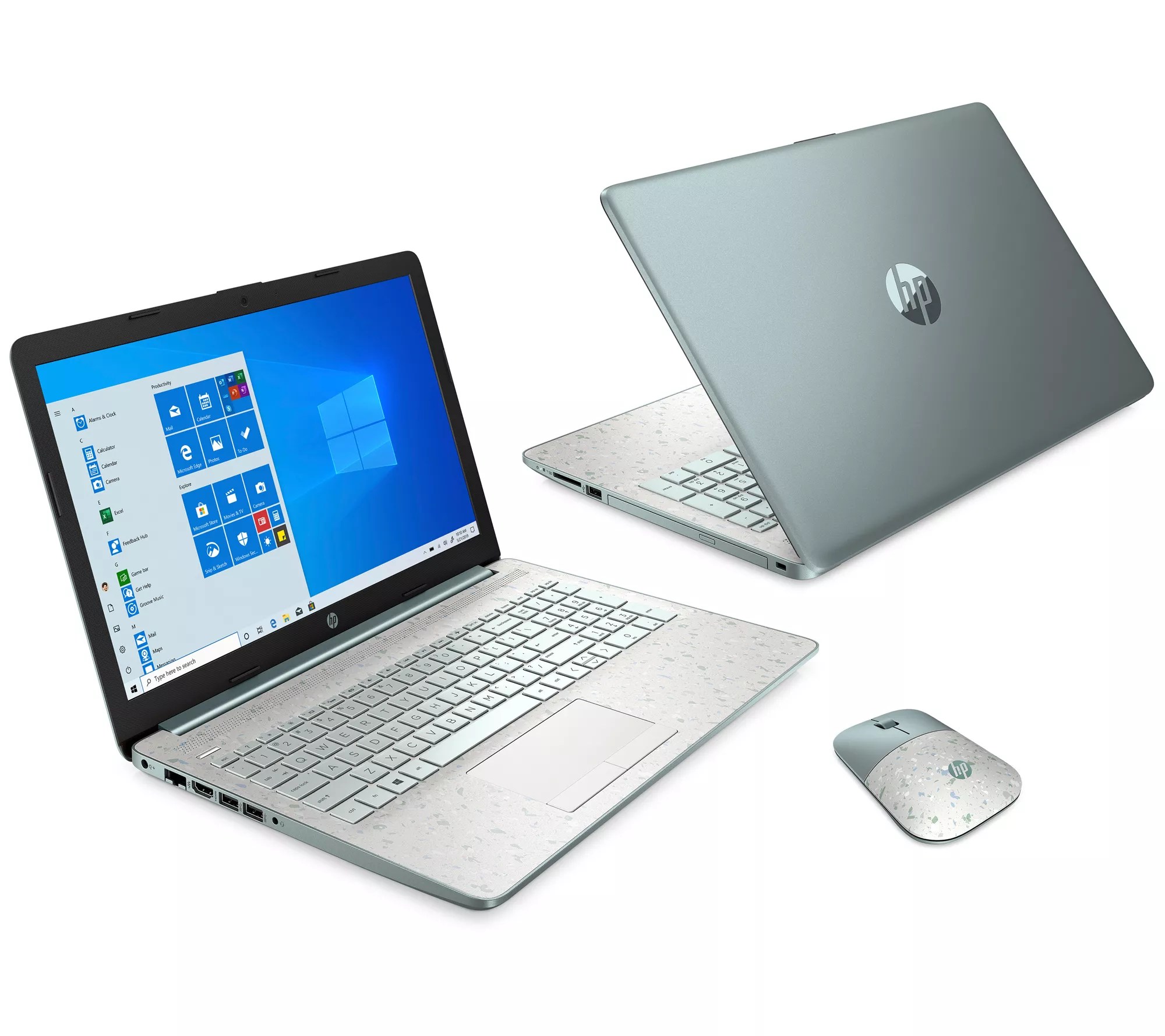 HP 15" Touch Laptop Intel i5 12GB RAM 2TB HDD w/ Mouse & Microsoft 365