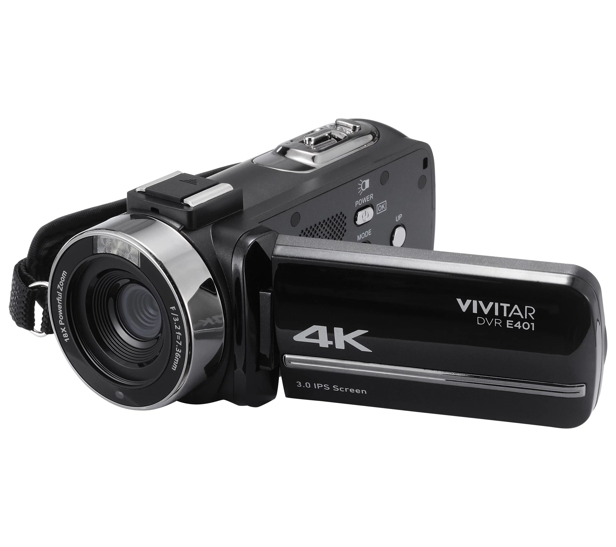 Vivitar 4K 3.0" Digital Camcorder with Ultra HD Video & 18x Zoom - QVC.com