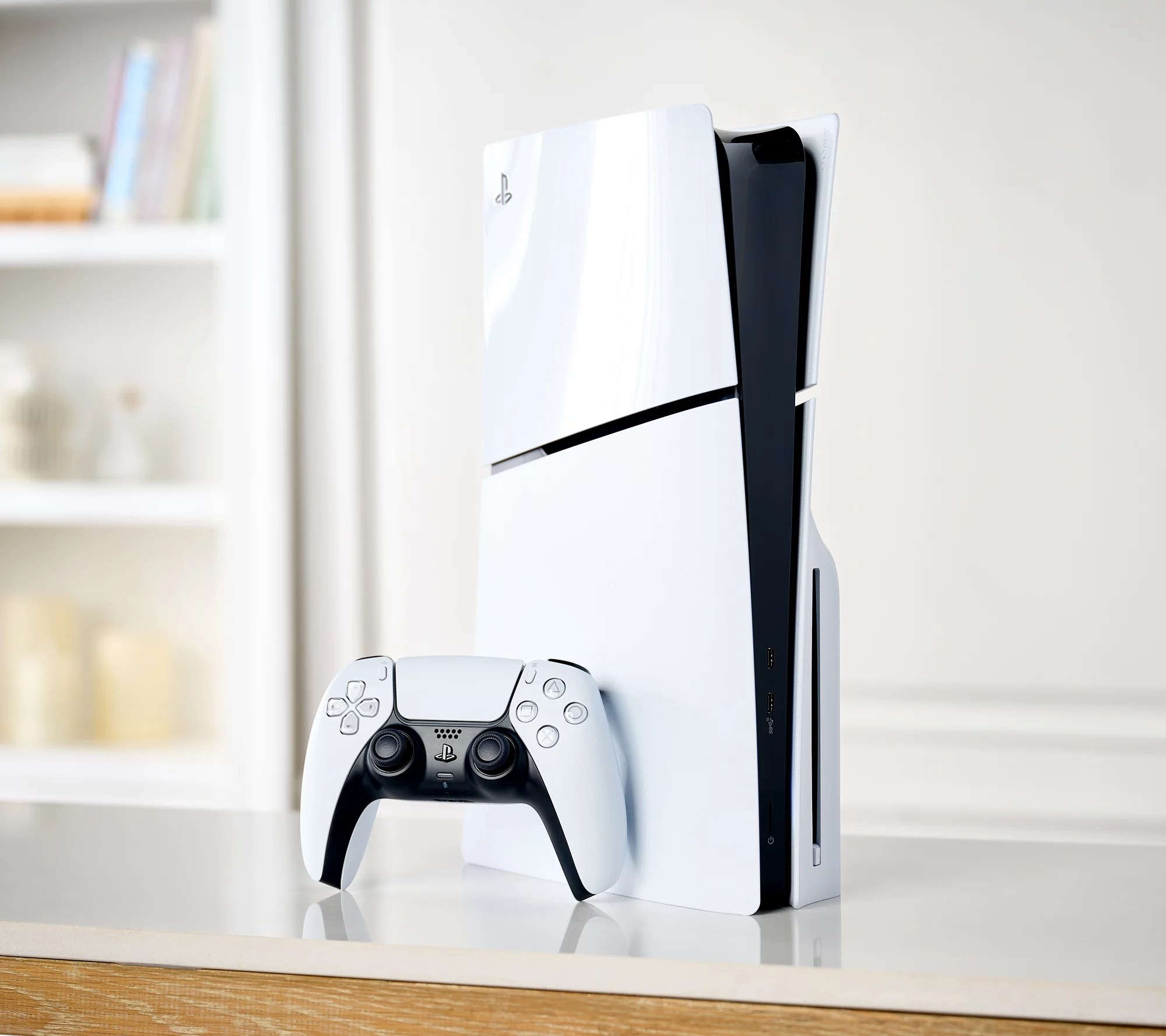 PS5 Slim Digital Console with Extra ControllerBundle