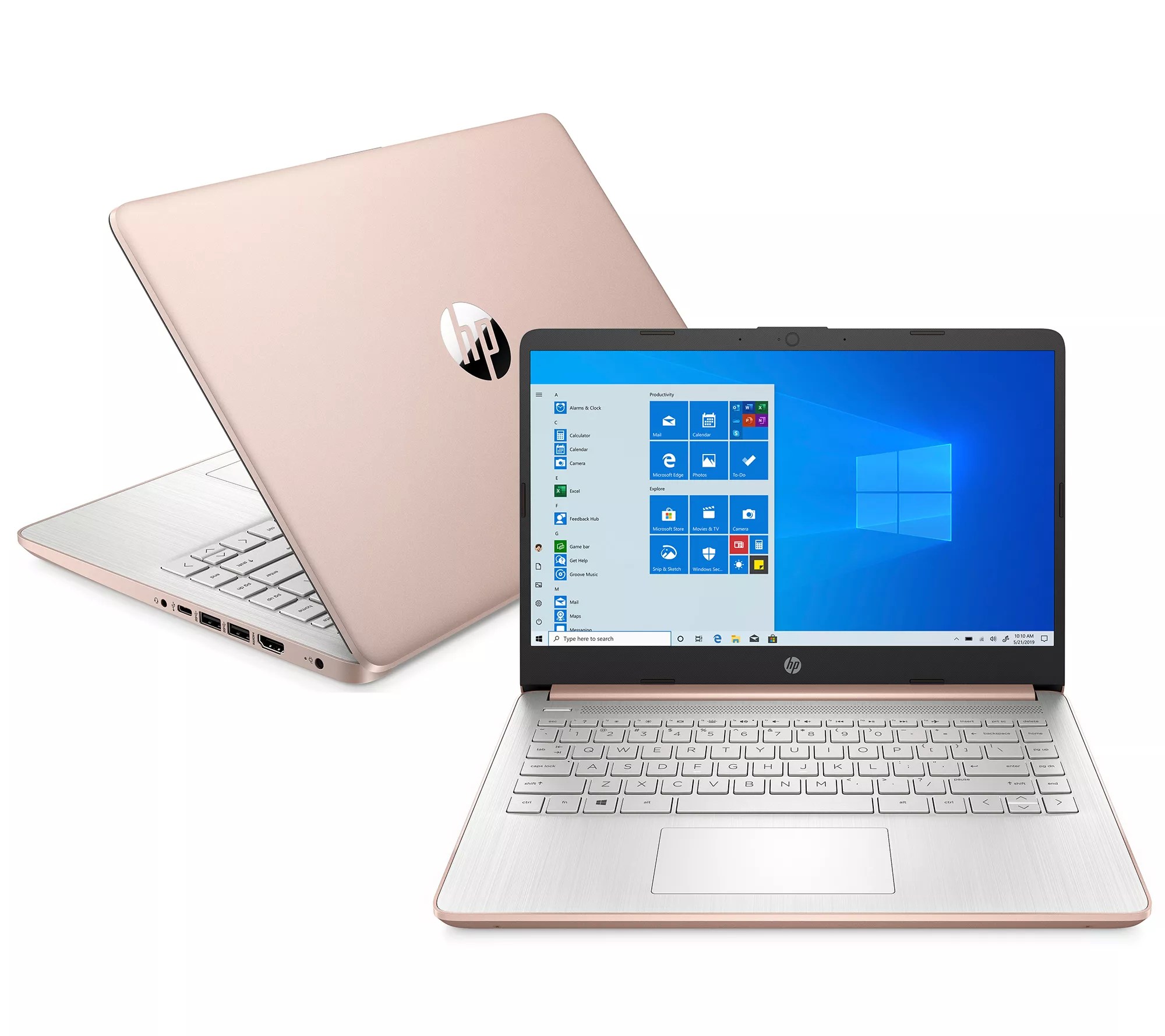 HP 14" Touch Laptop Intel 64GB eMMC with HP Tech Support & Microsoft