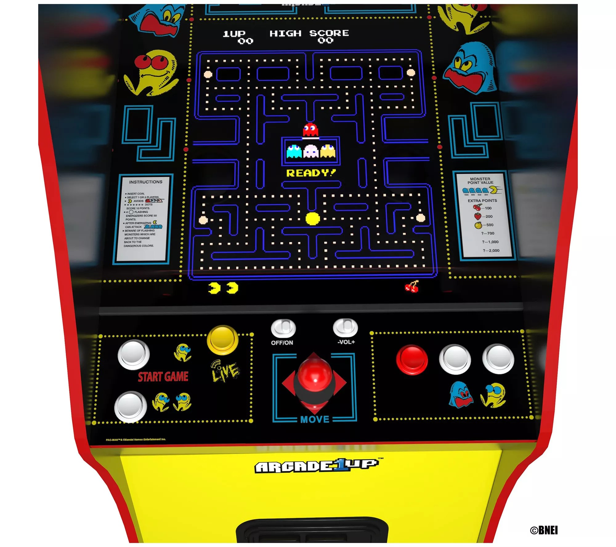 Arcade1Up PacMan Deluxe Arcade (14 Games)