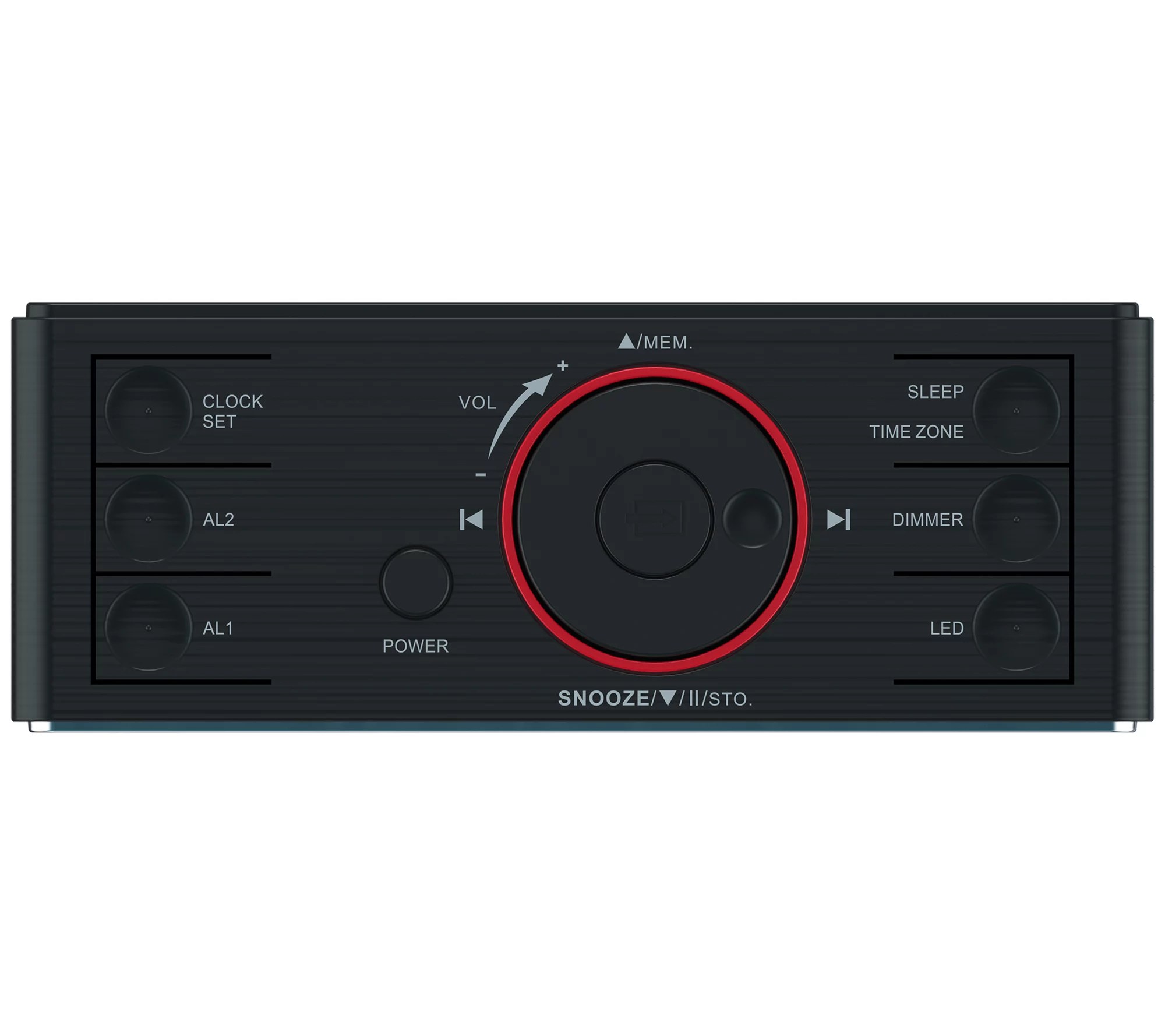 Emerson SmartSet Alarm Clock Radio with Speakerand Charger