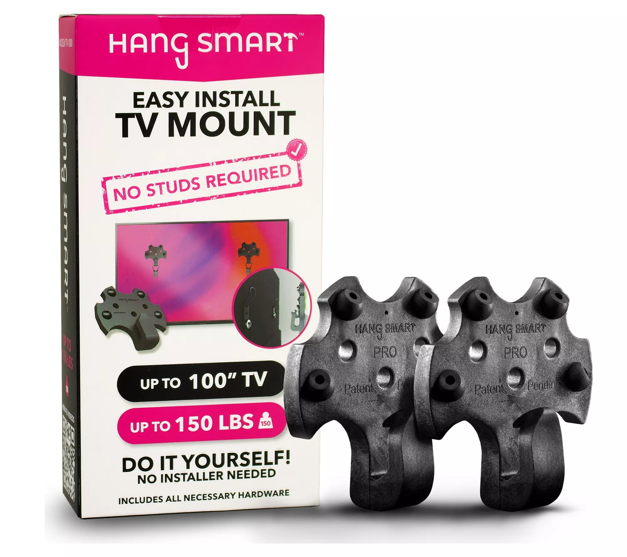 HangSmart NO STUD DIY TV Mount - QVC.com