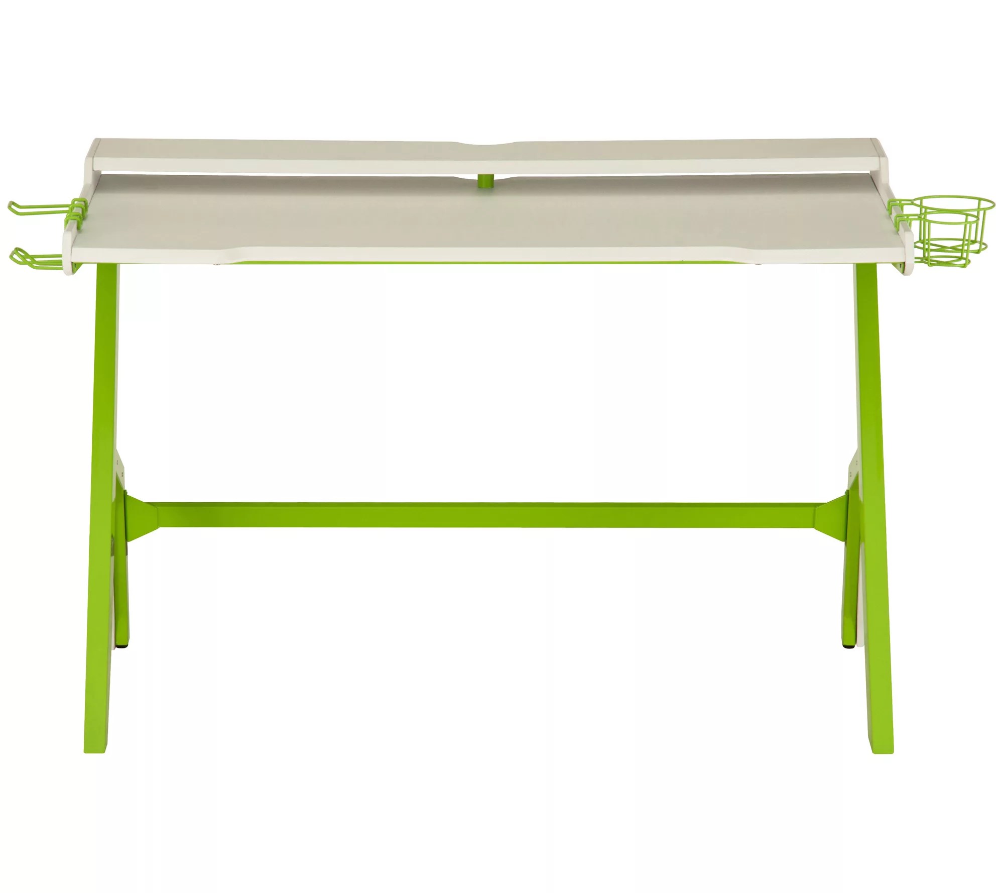 Techni Sport Ergonomic Computer Gaming Desk w/ccessories