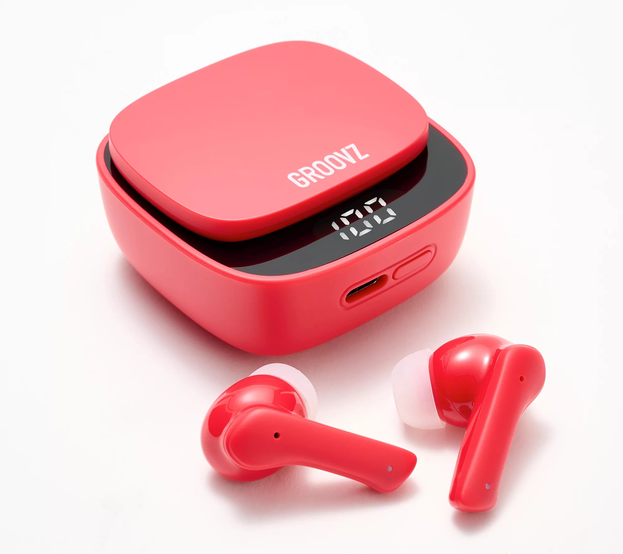 Groovz True Wireless Earbuds with Charging Case & Gift Box - QVC.com