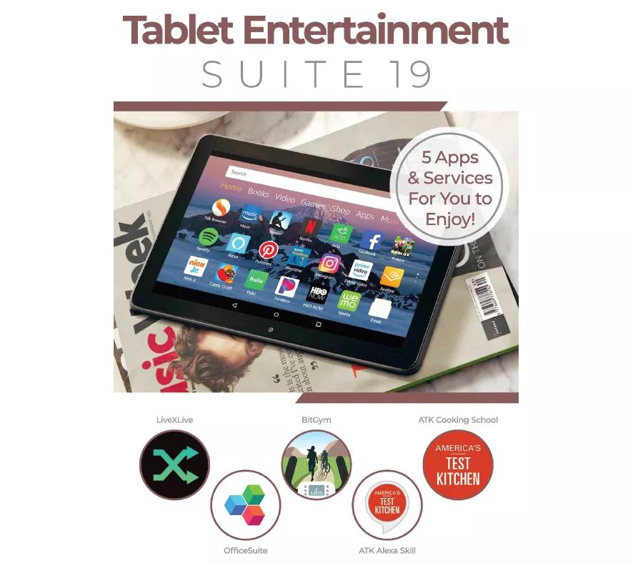 Amazon Fire 8" 32GB Tablet with Software and Caseable Voucher