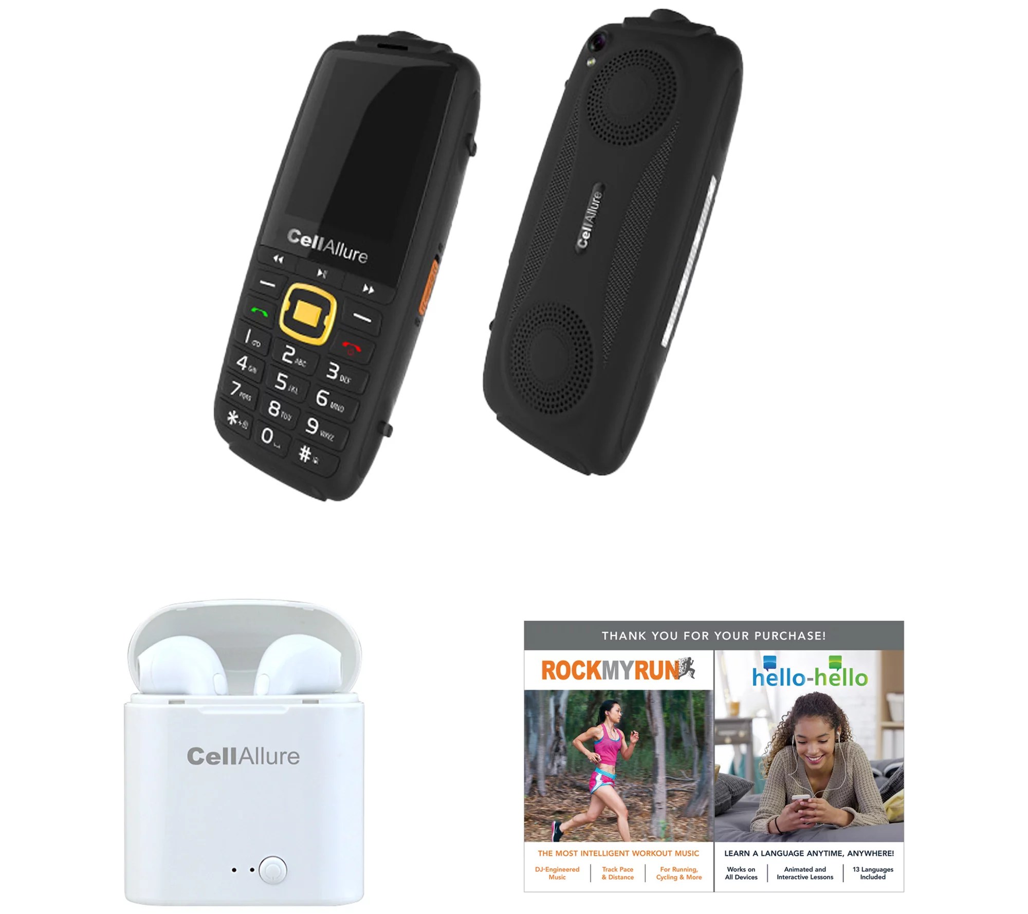 CellAllure Survivor Mobile Phone Bundle