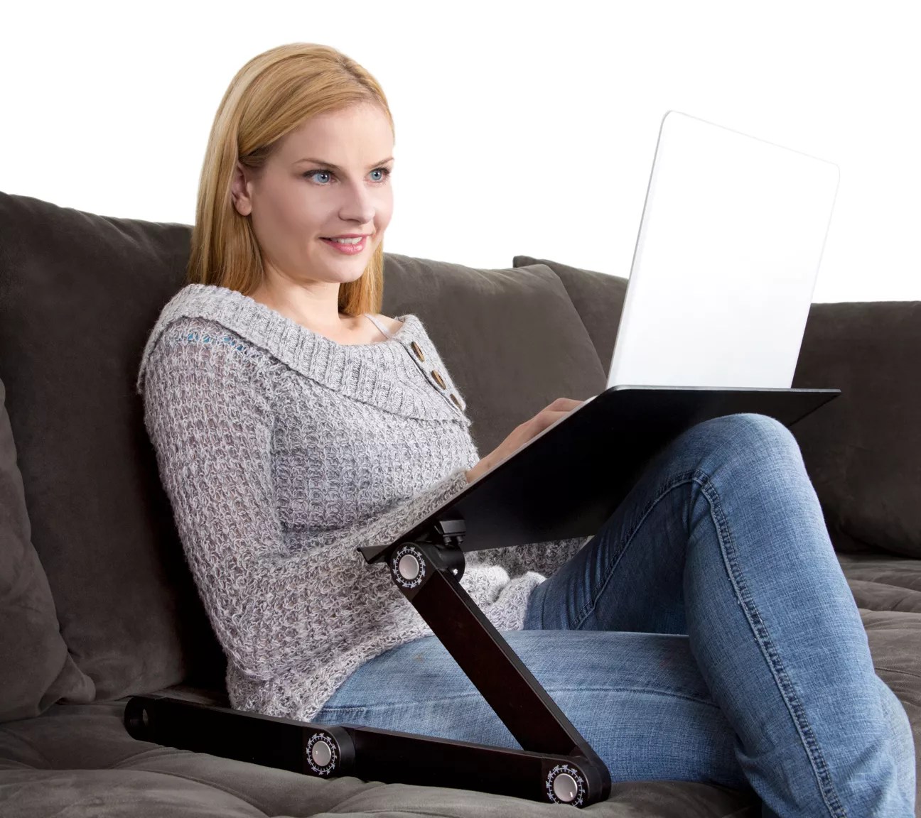 Uncaged Ergonomics WorkEZ Best Laptop Stand andLap Desk