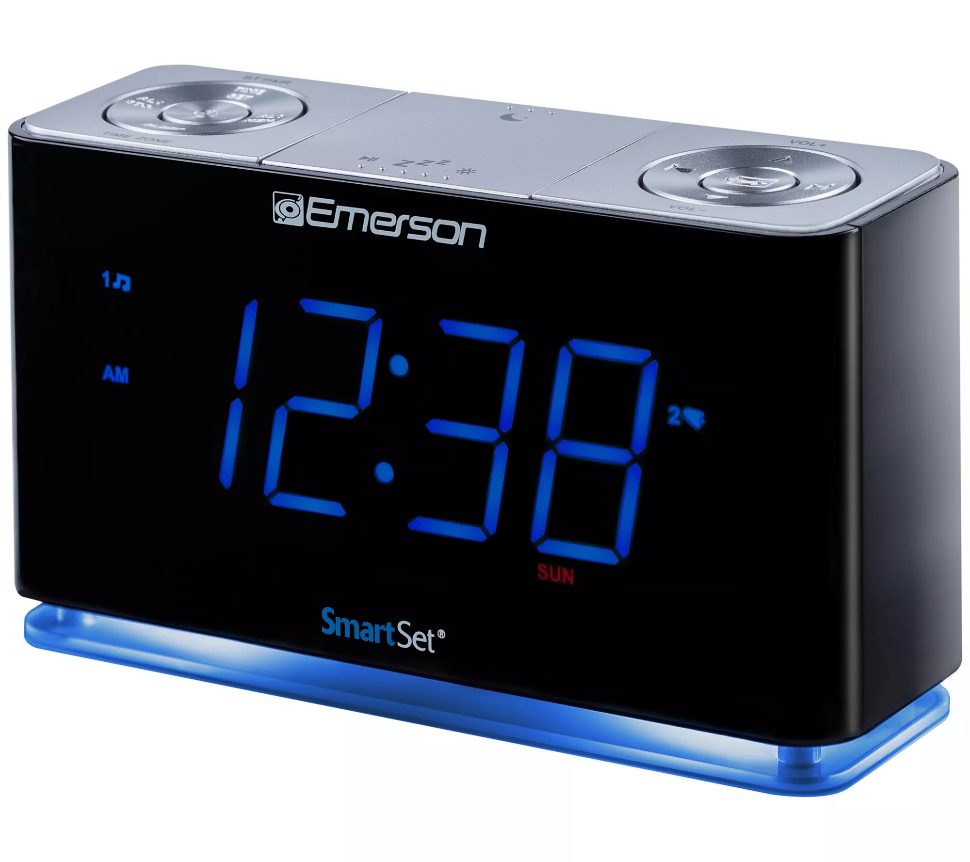 Emerson Smartset Alarm Clock Radio w/ BluetoothSpeaker