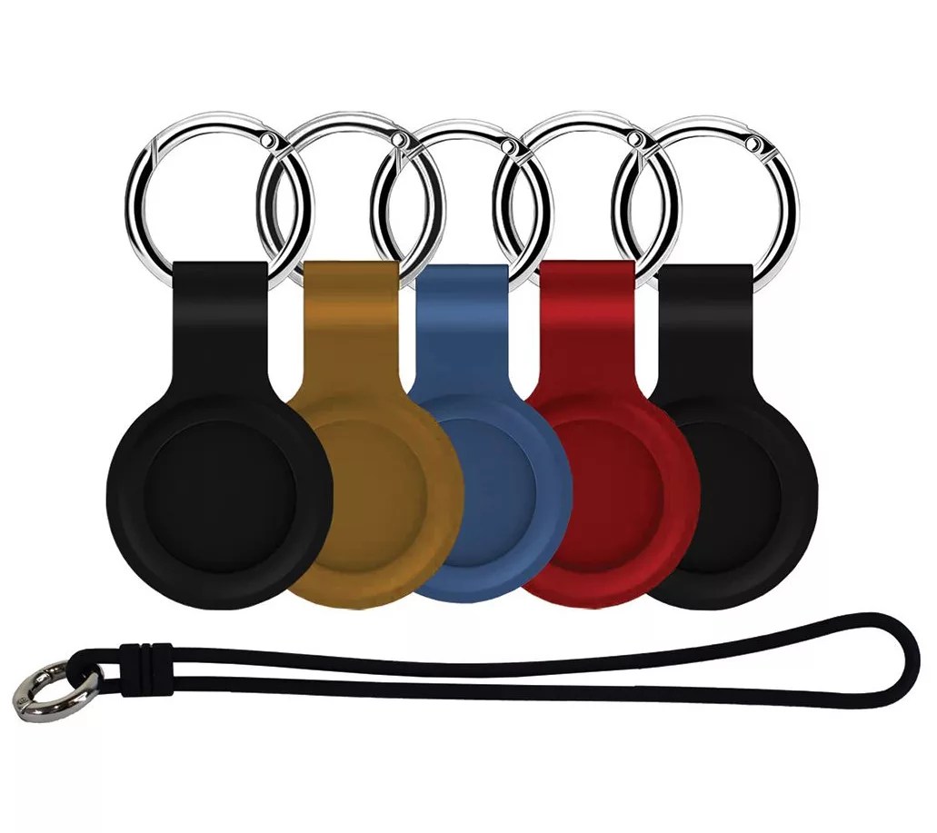 Apple AirTags 4pack with Luggage Strap and Colored Keychains