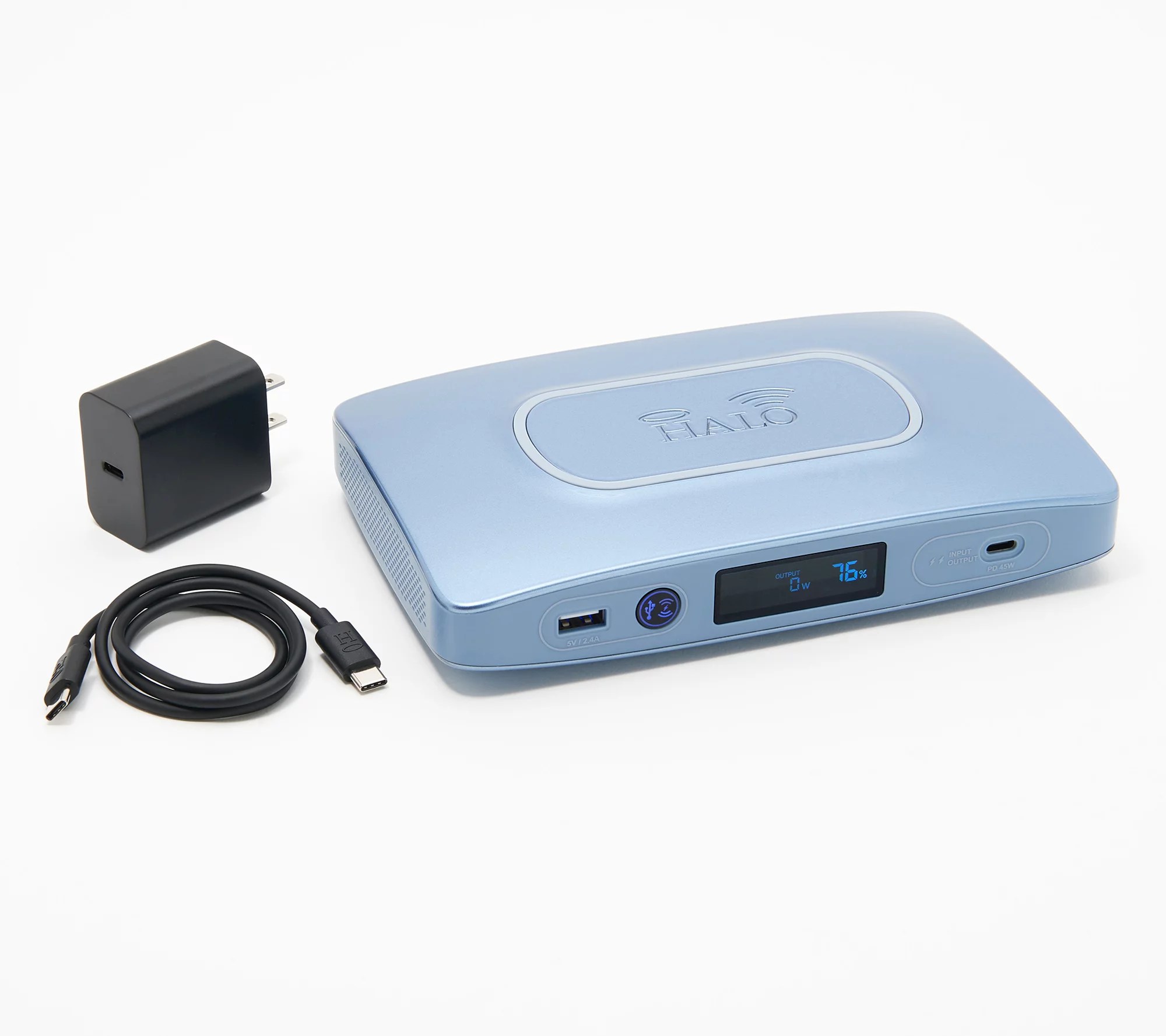 HALO 100Wh Portable Power Bank w/Wireless Charging & AC Outlet