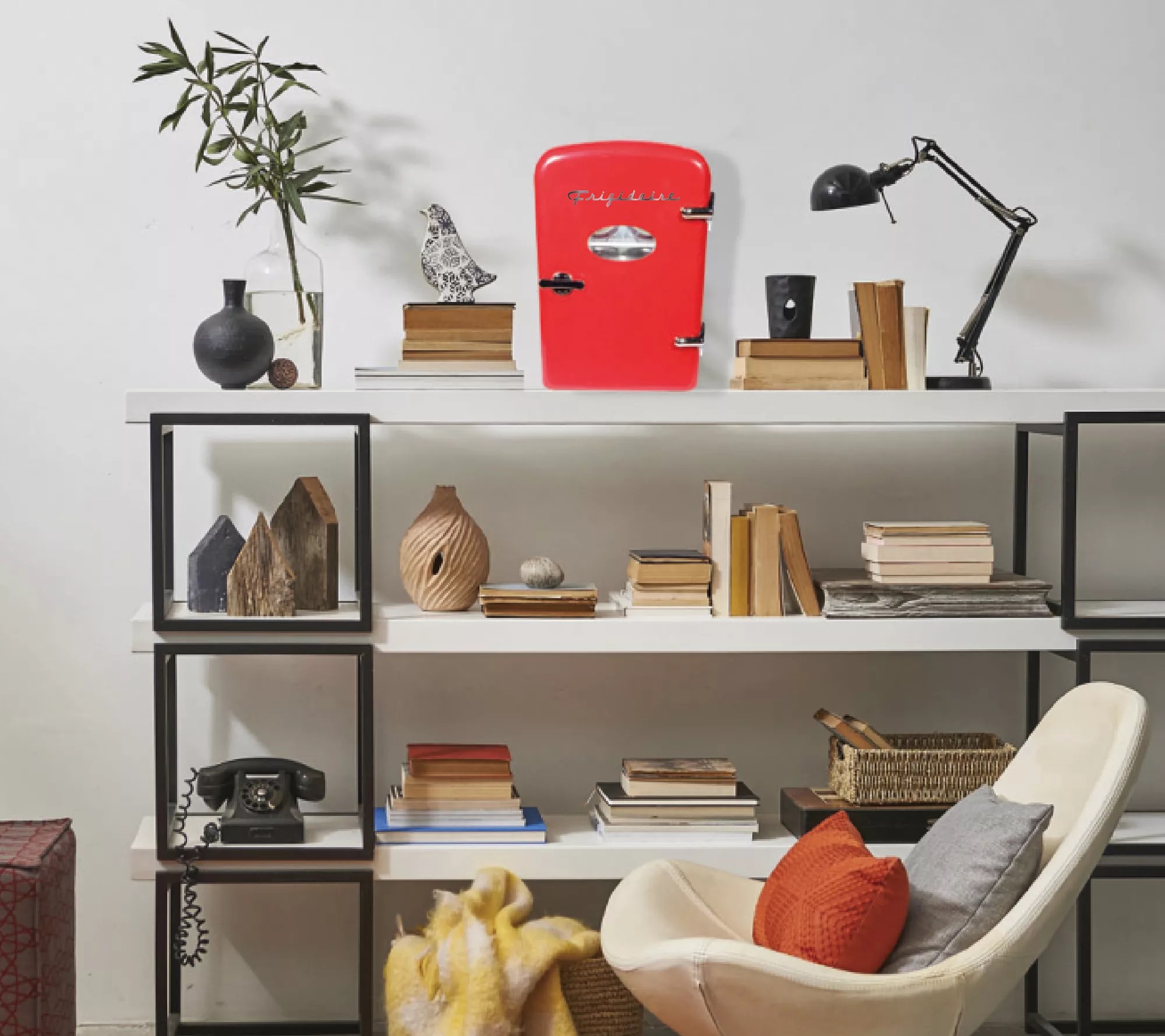 Frigidaire 6 Can Mini Portable Compact Personal Fridge