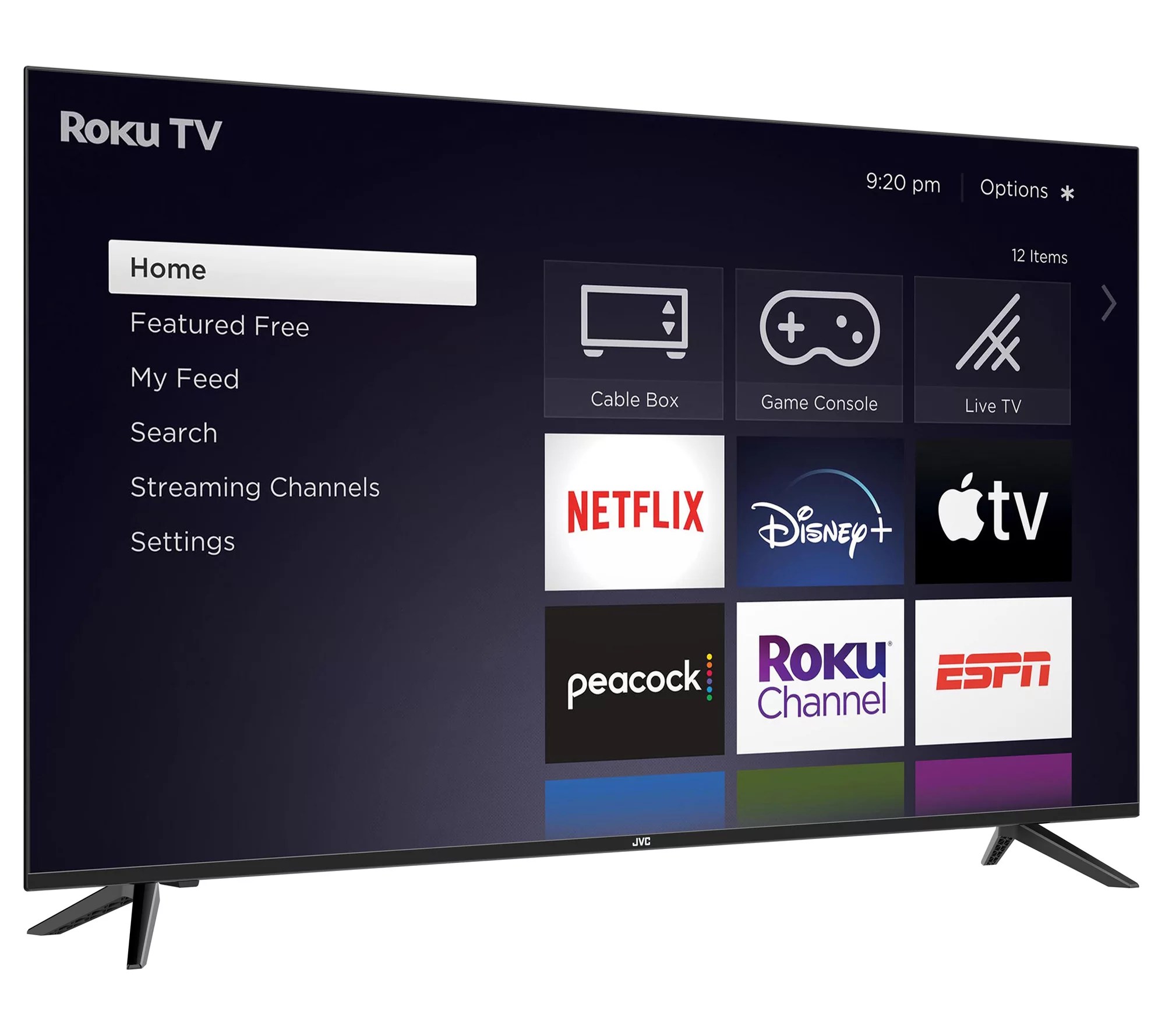 JVC 50" Class LED 4K UHD Smart Roku TV LT50MAW625