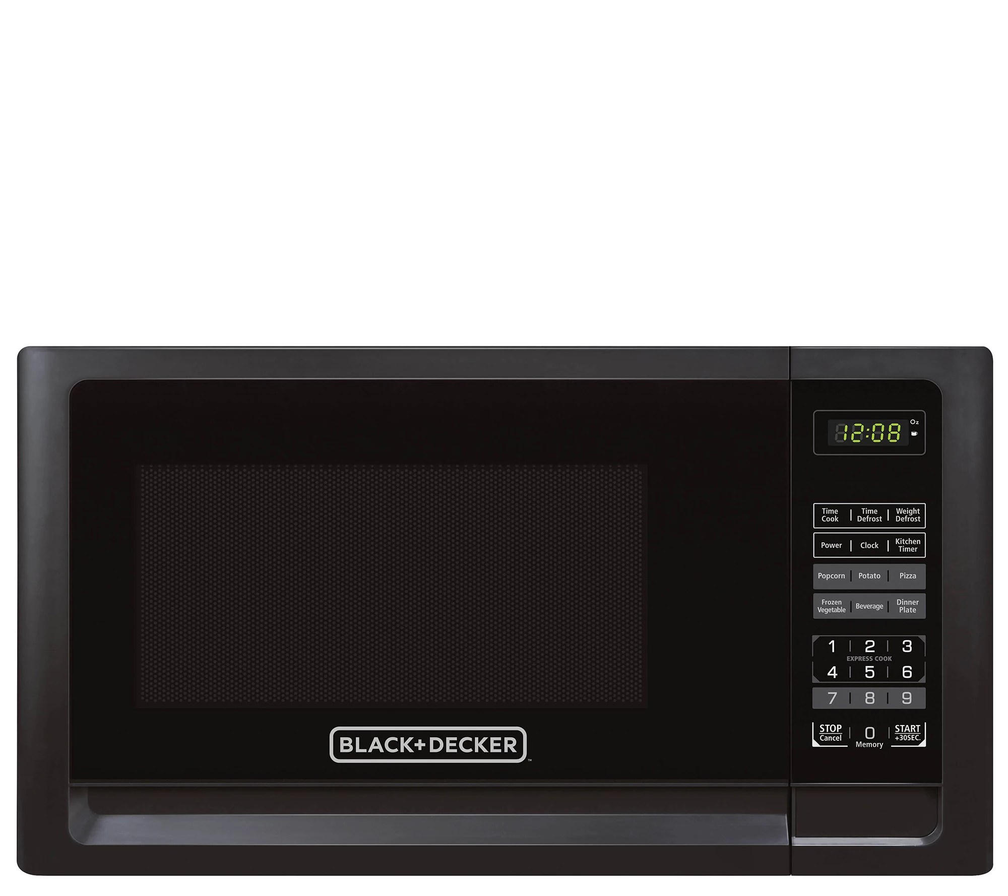 Black & Decker 0.9 Cu. Ft. Digital Microwave Black