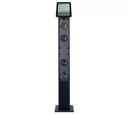 Craig 2.1-Channel Tower Speaker System with Digital FM Radio - QVC.com