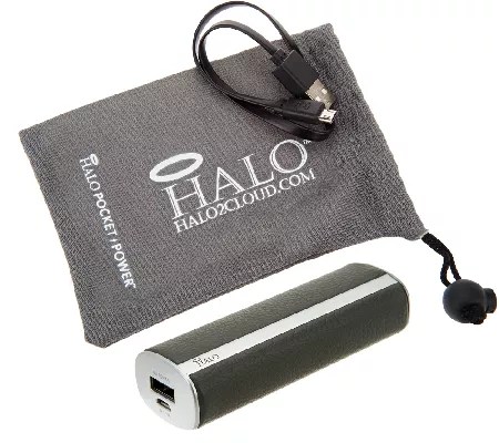 Halo 3000 mAh Portable Phone Charger w/ Accessories - Page 1 — QVC.com