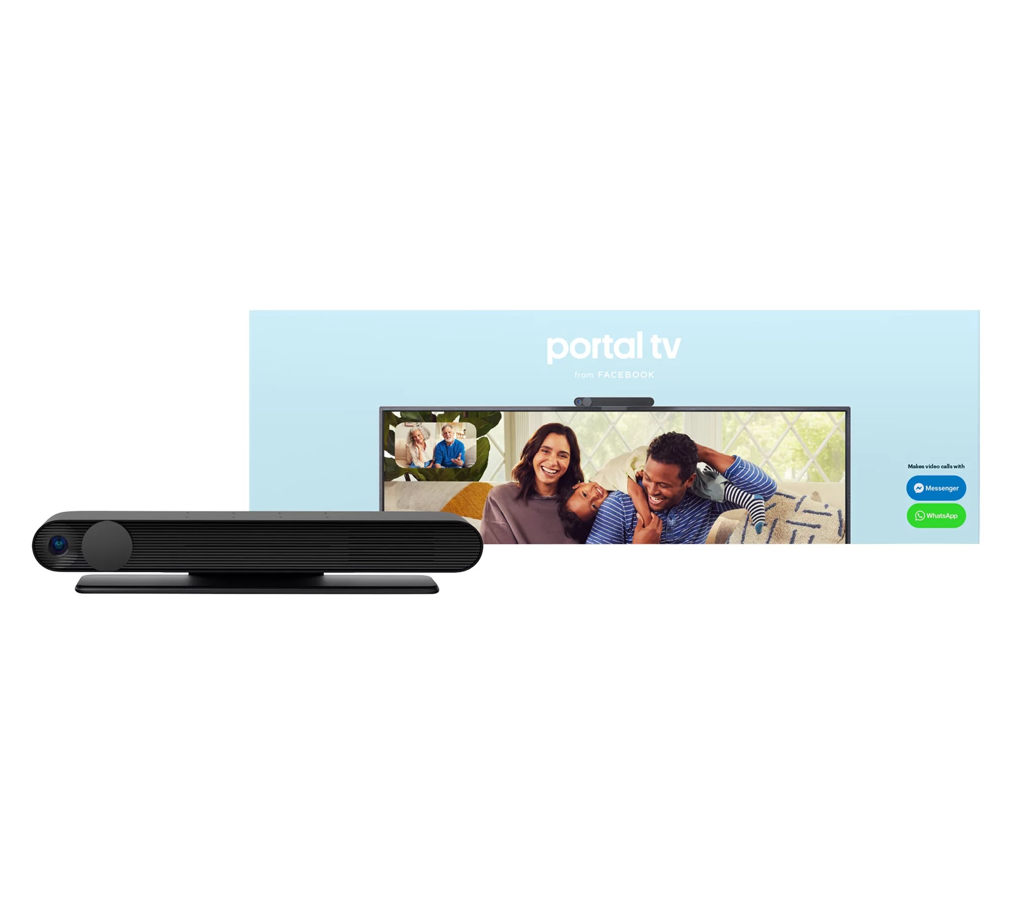 Facebook Portal TV Smart Video Calling with 6' HDMI Cable