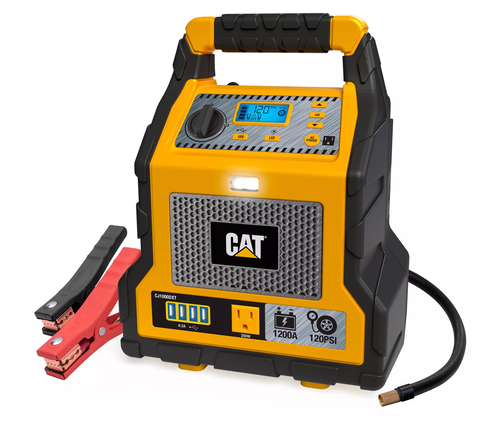 CAT 3 in 1 Digital Power Station with Jump Starter W/USB - QVC.com