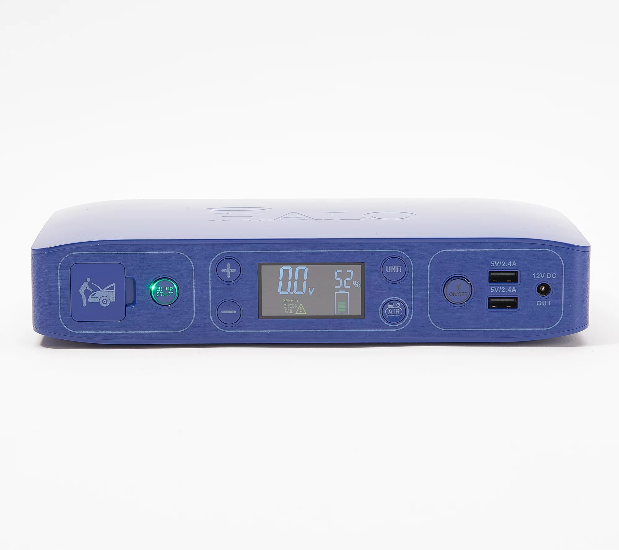 HALO Bolt Air+ Car Jump Starter & Air Compressor w/ AC Outlet