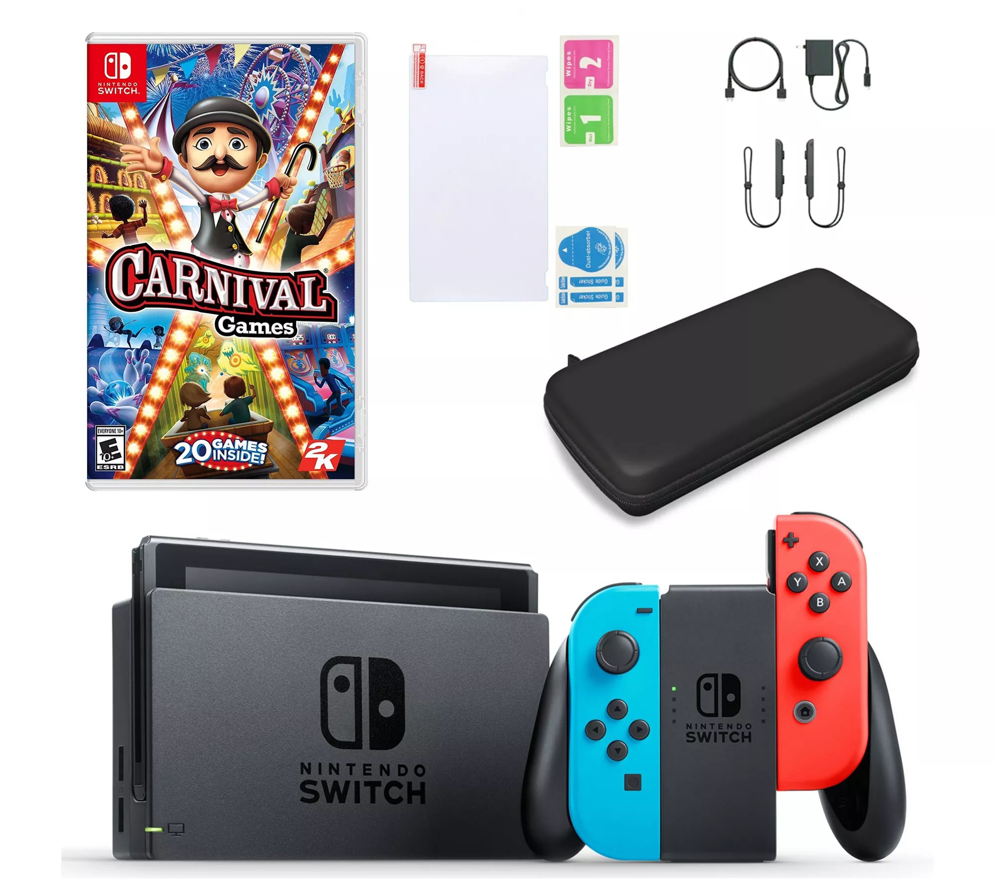 Nintendo Switch Bundle with Carnival Games