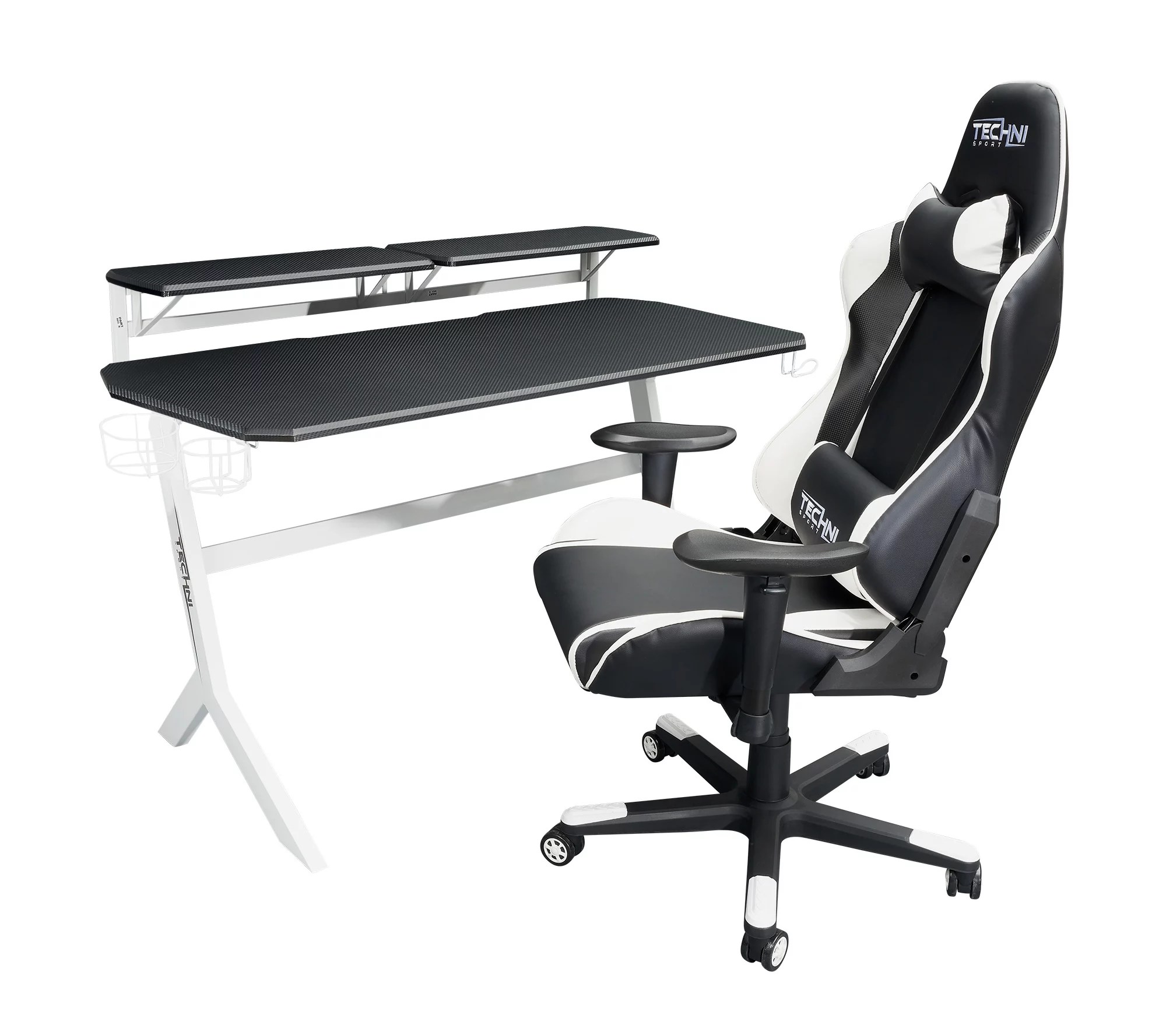 Techni Sport Stryker Gaming Desk and Gaming Chair Combo