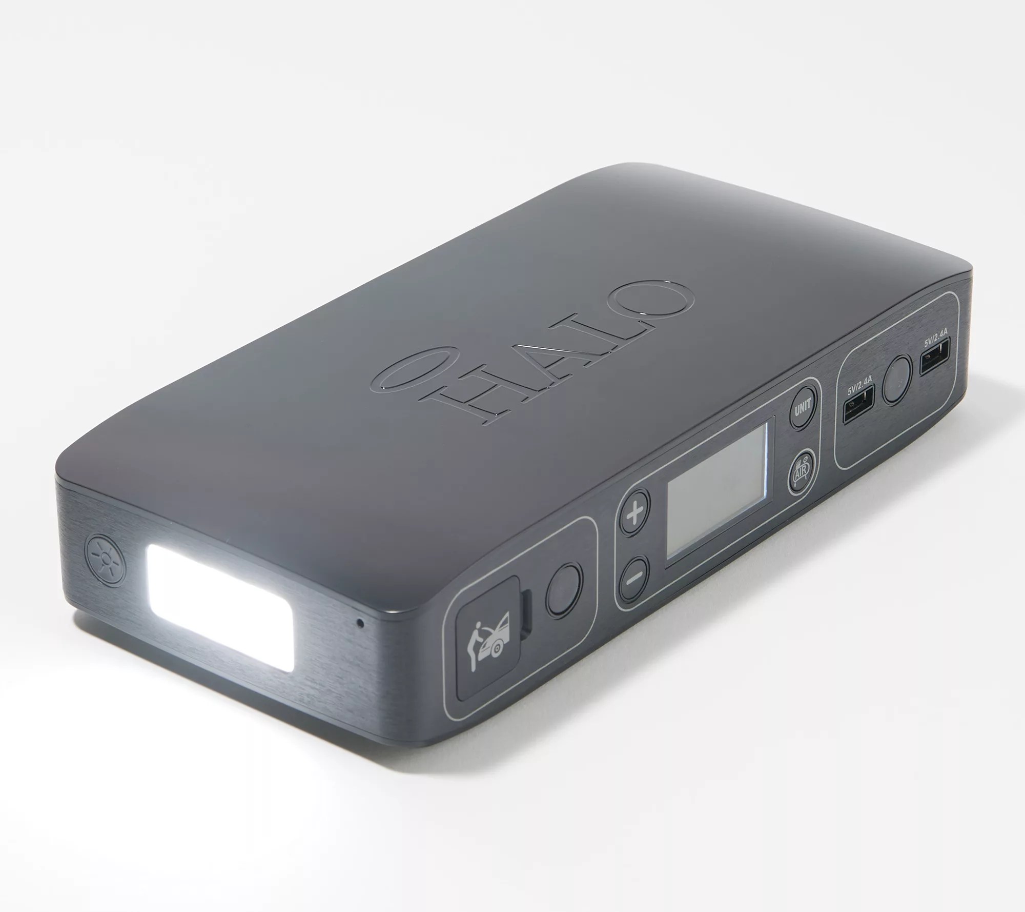 HALO Bolt Air Car Jump Starter & Air Compressor w/ Accessories