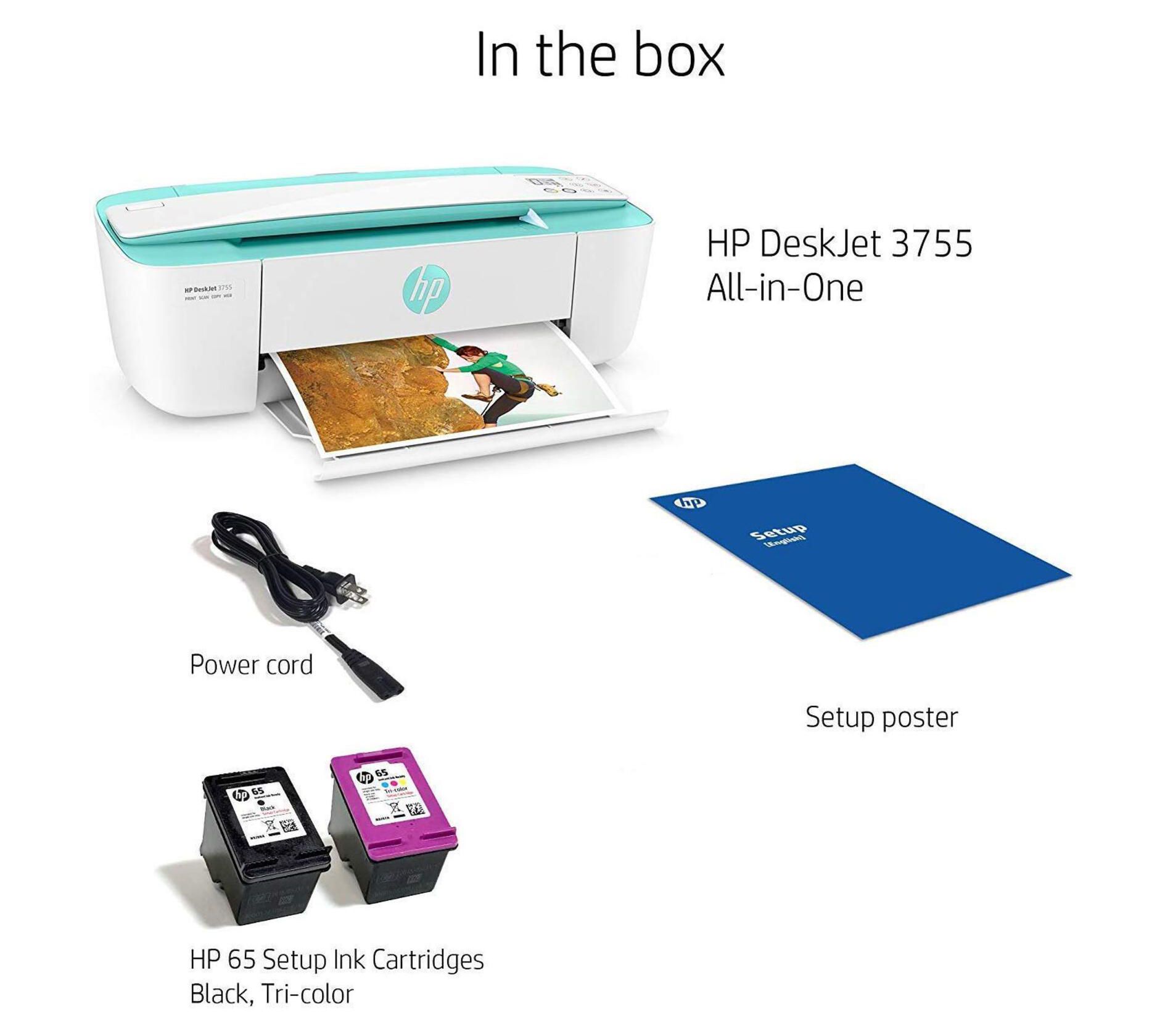 HP DeskJet AllinOne Wireless Printer, Copier & Scanner