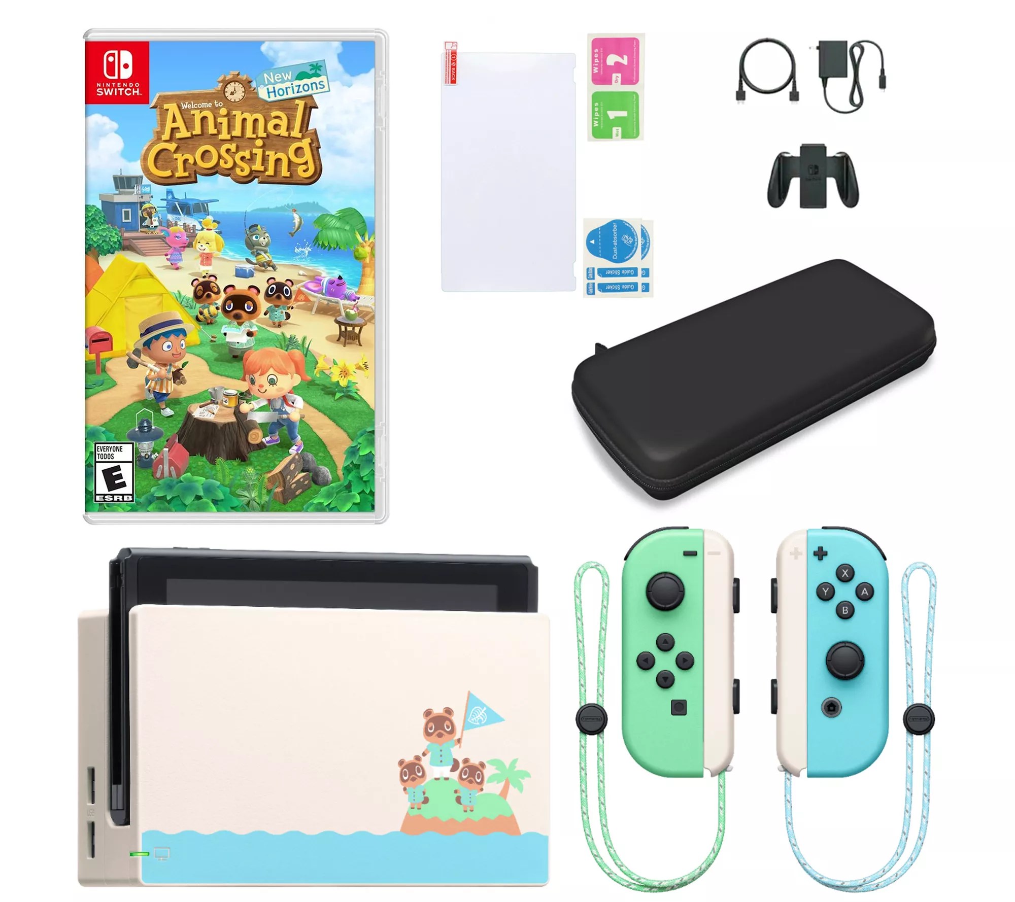 Nintendo Switch New Horizions Bundle W/ Animalcrossing - Qvc.com