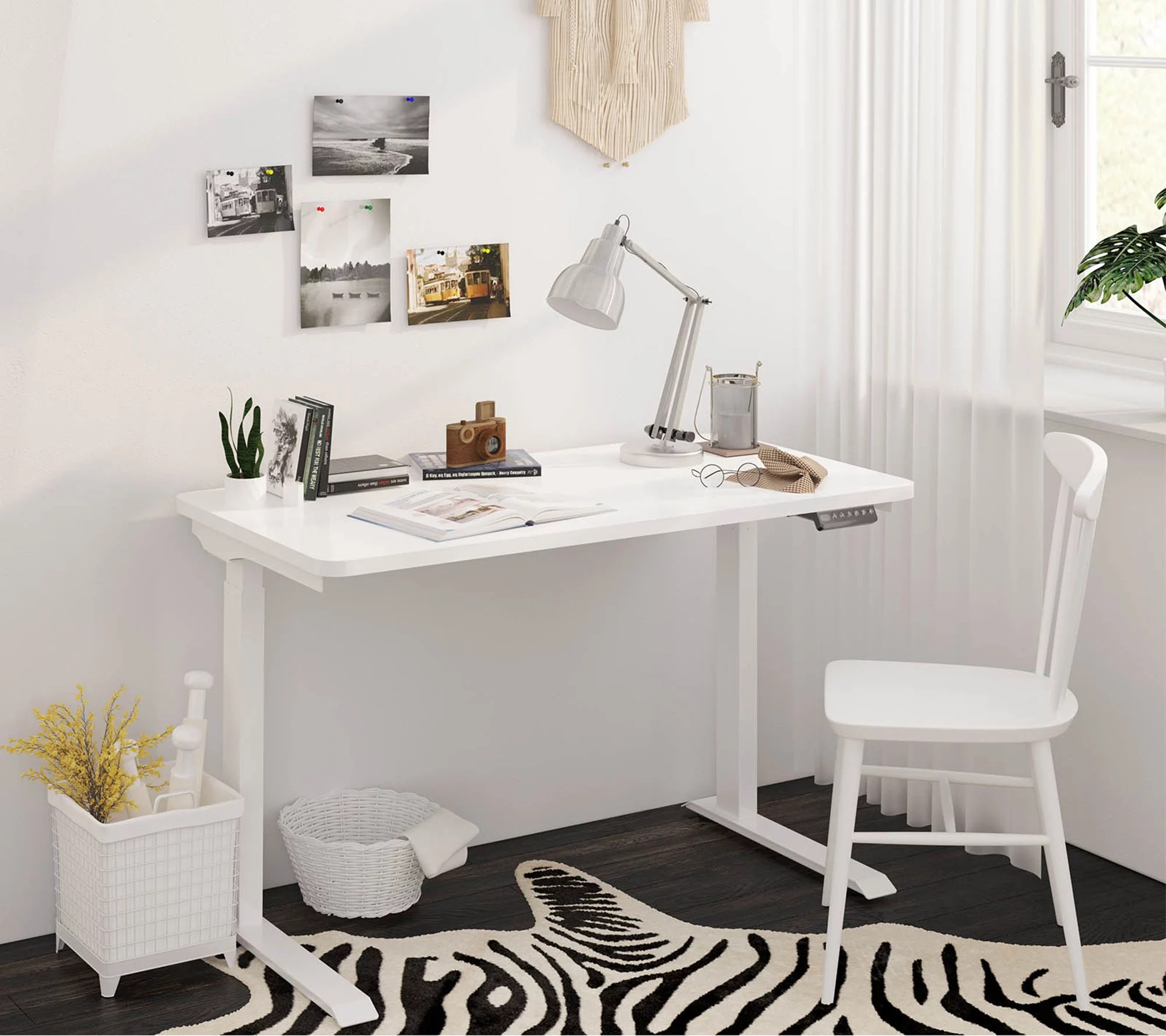 FlexiSpot E9 Height Adjustable Desk with Premiu m Controls