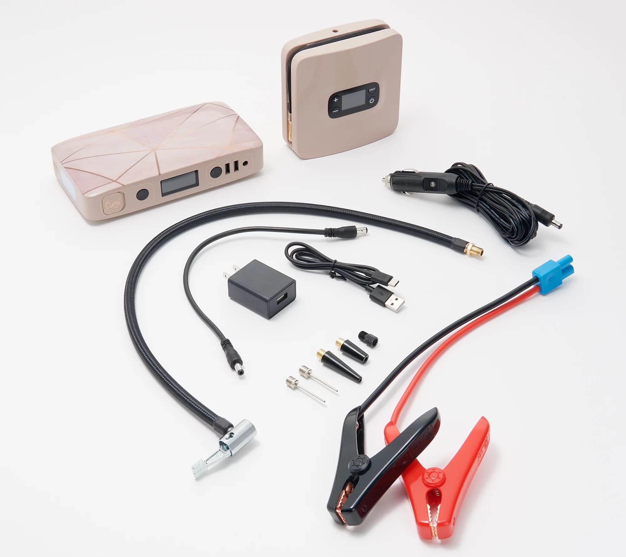 HALO Bolt Max Car Jumpstarter w/ AC outlet Charging Ports &Air